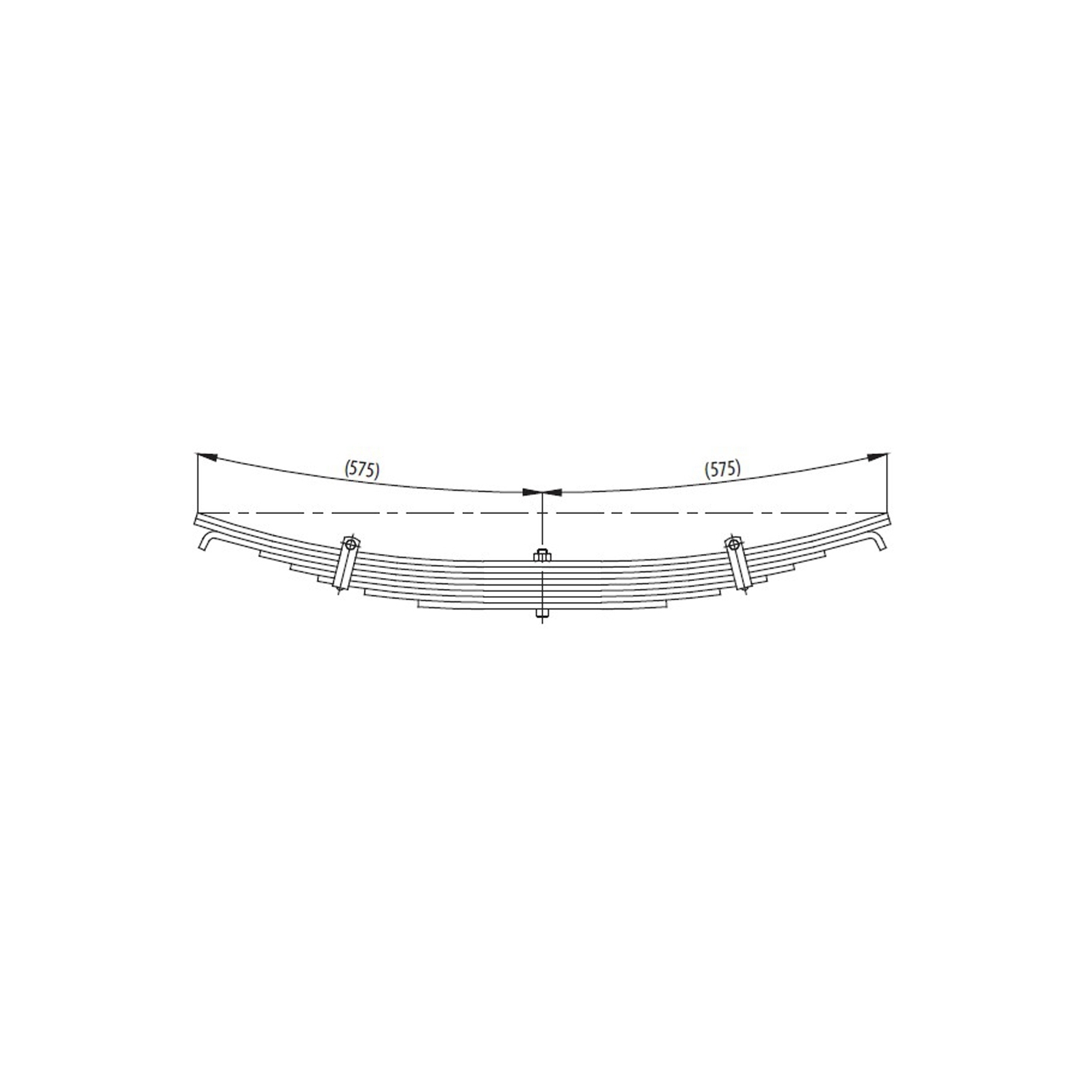 Rear complete Leaf Spring