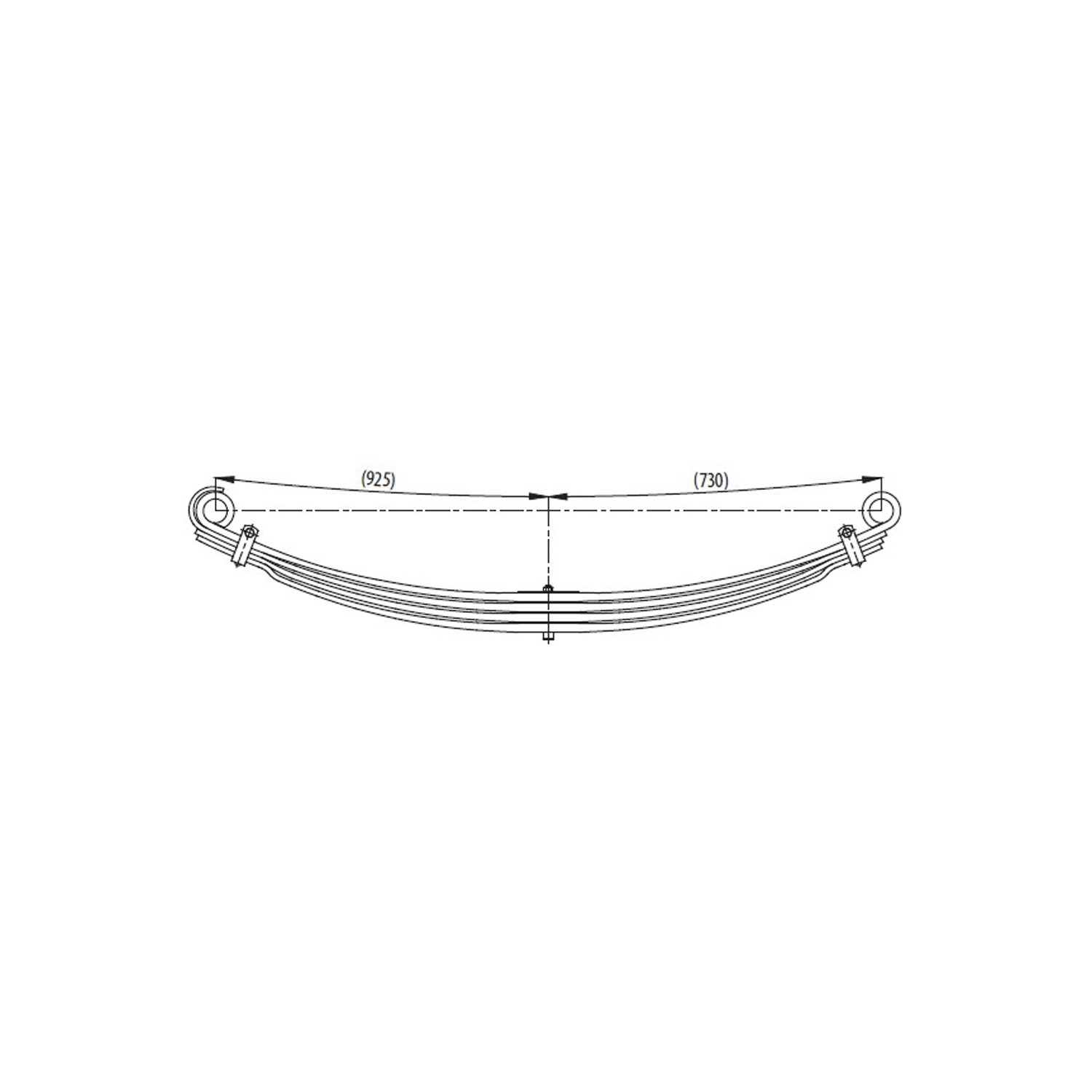 Front complete Leaf Spring