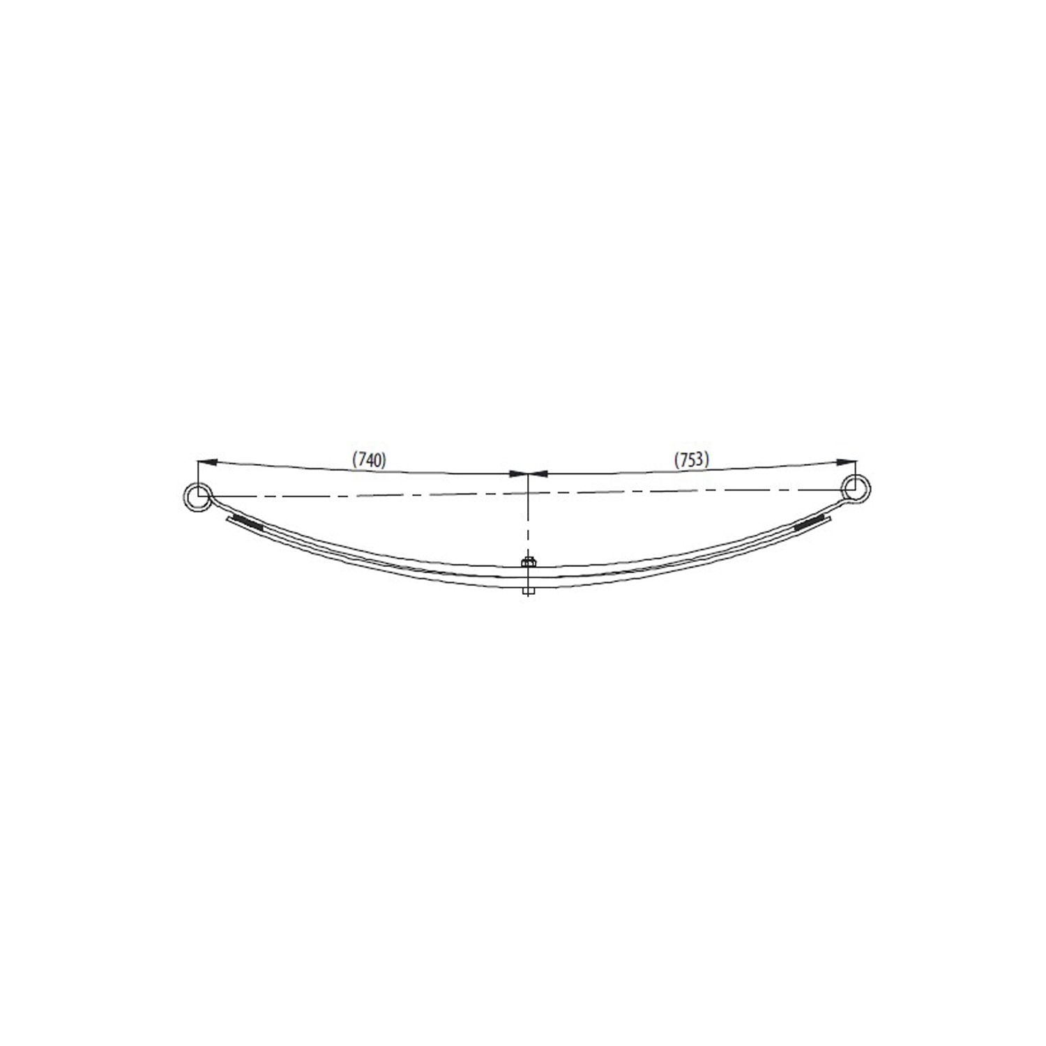 Rear complete Leaf Spring