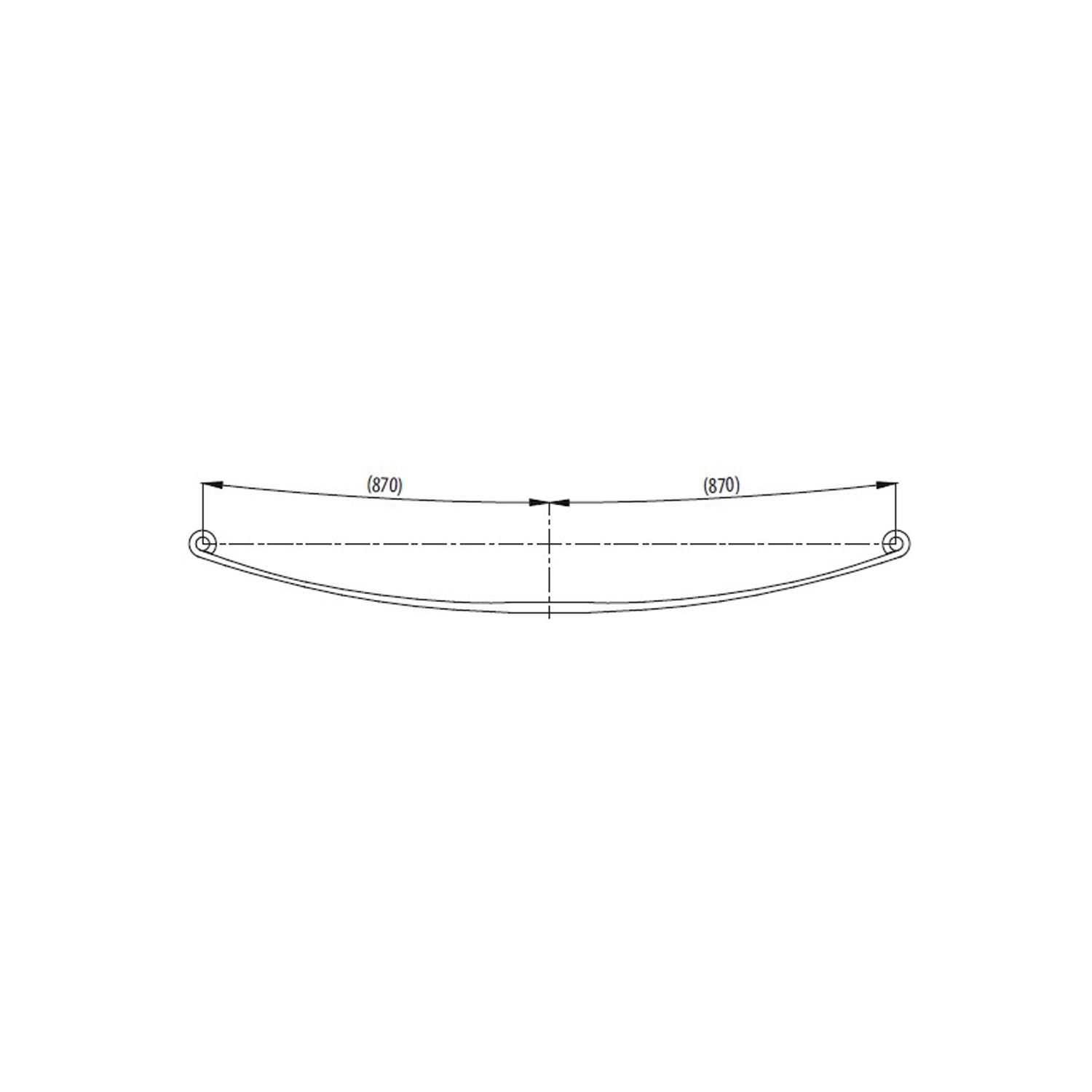Front complete Leaf Spring