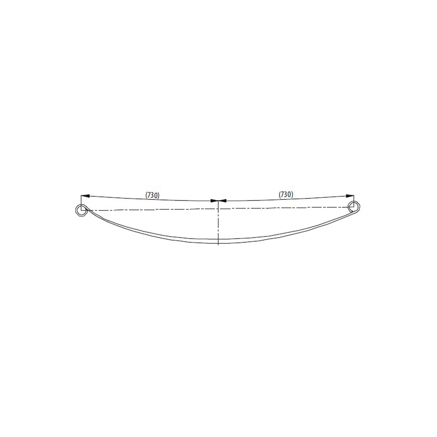Rear complete Leaf Spring
