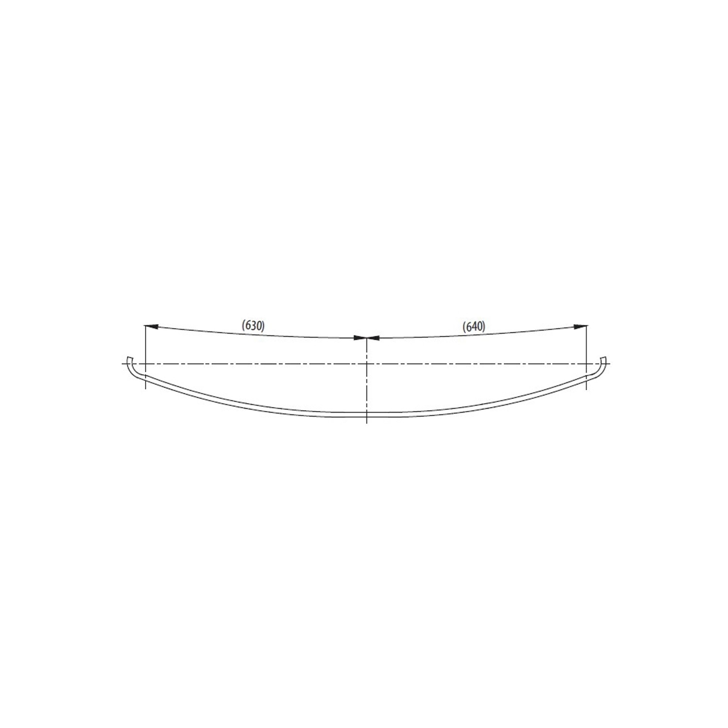 Rear reinforcement complete Leaf Spring