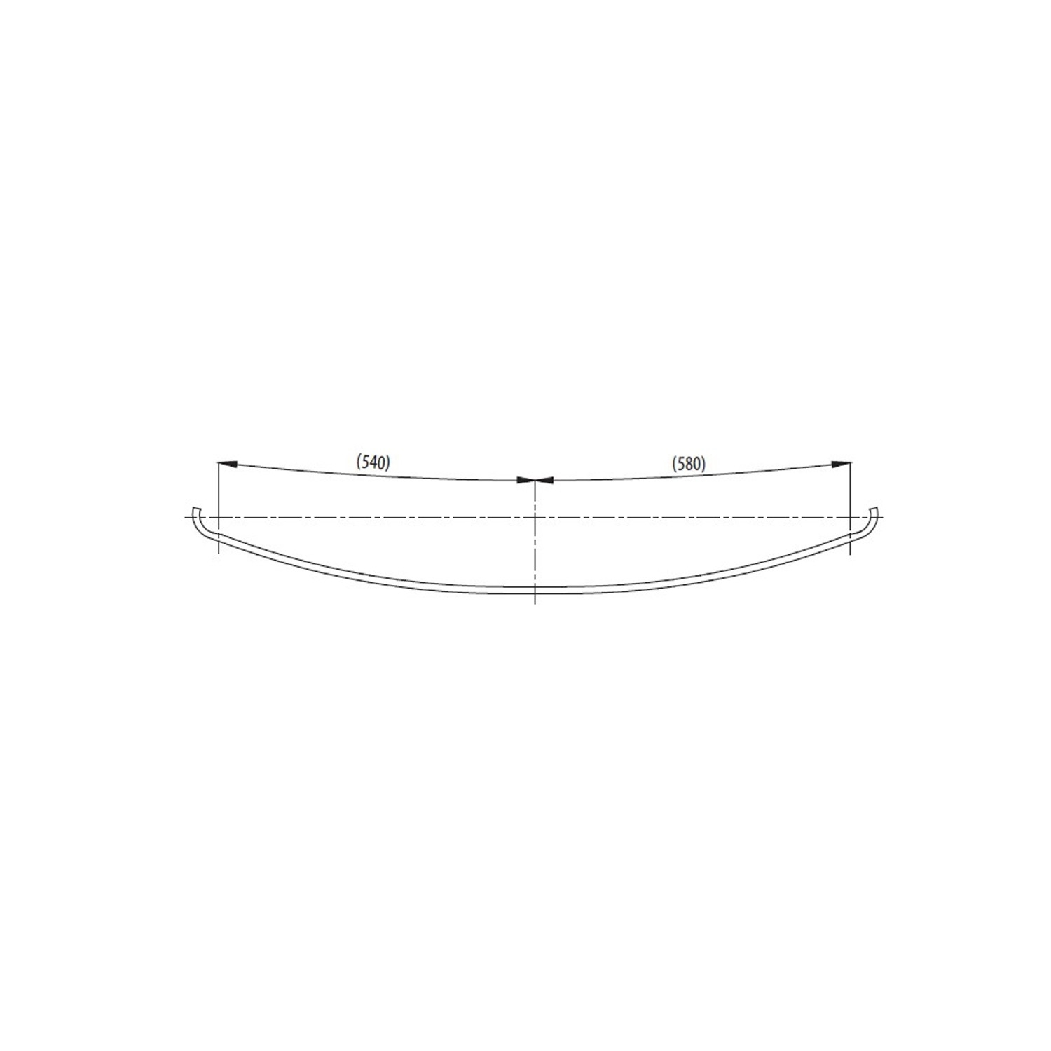 Rear reinforcement 2nd layer Leaf Spring