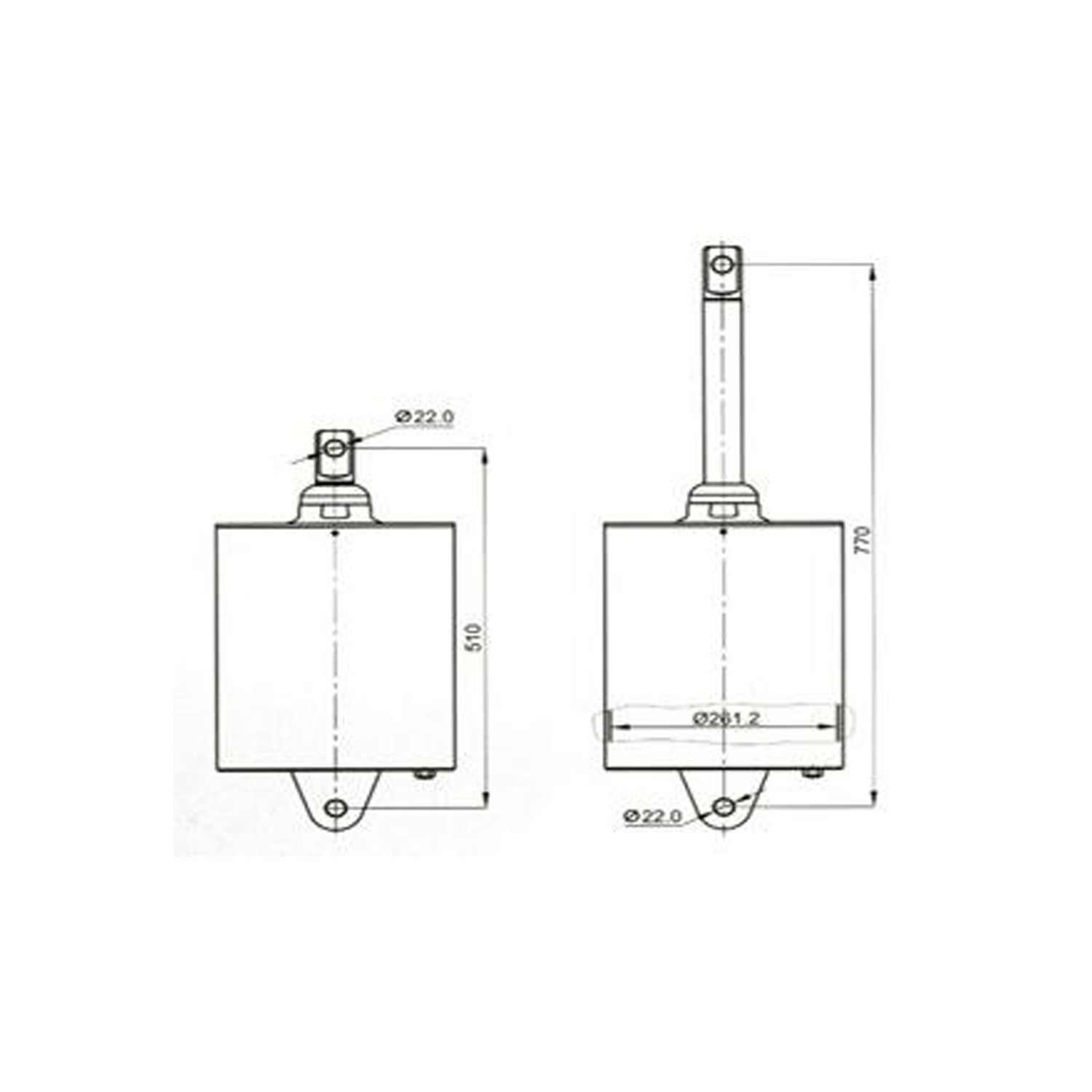 260 LIK 35 CM SAÇ PISTON - IÇTEN KAPAKLI