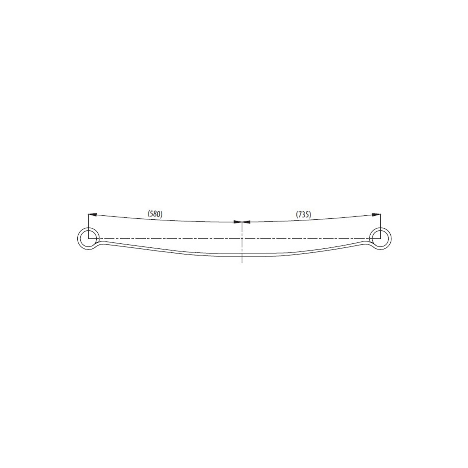 Rear complete Leaf Spring
