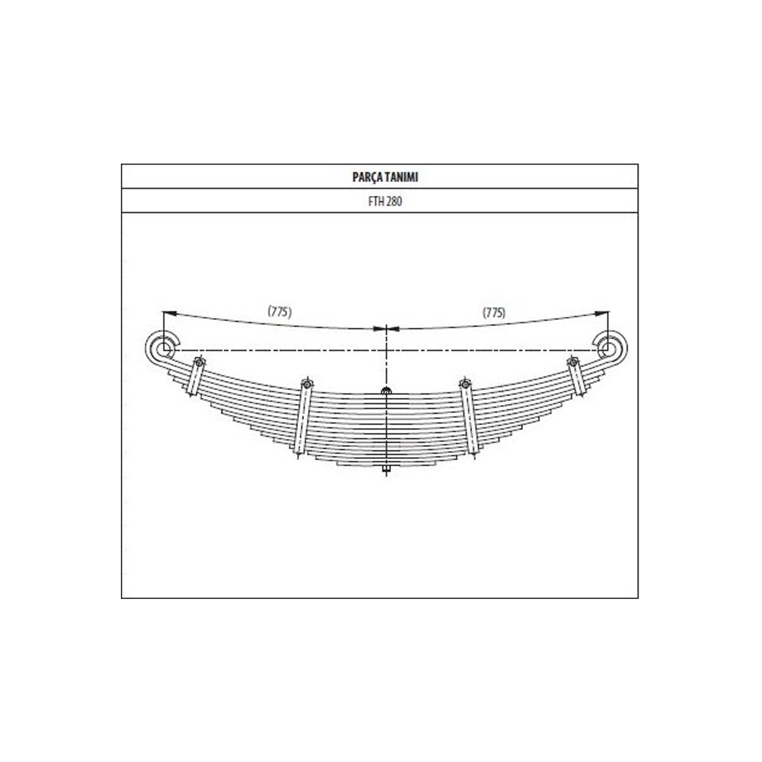 Front complete Leaf Spring