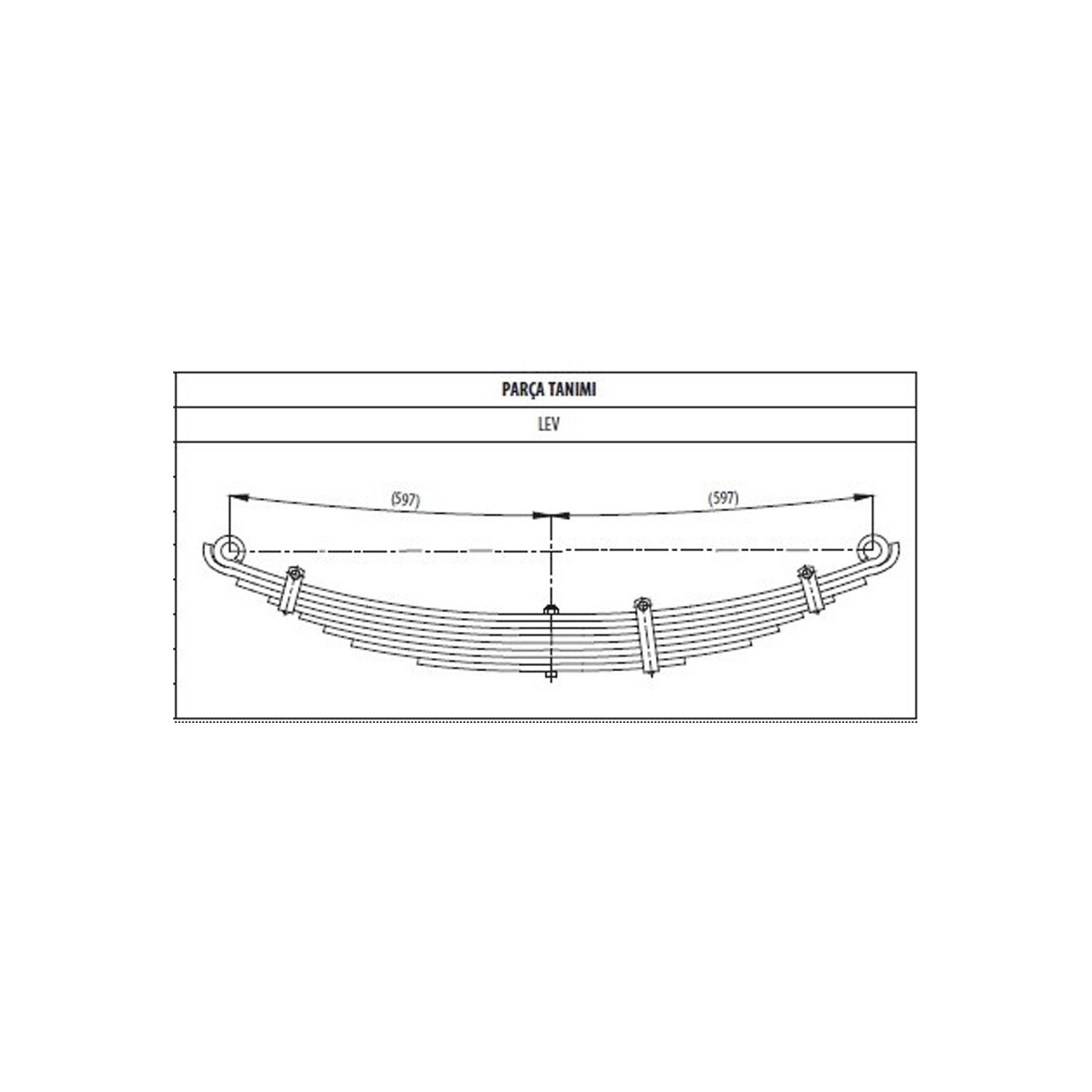 Rear complete Leaf Spring
