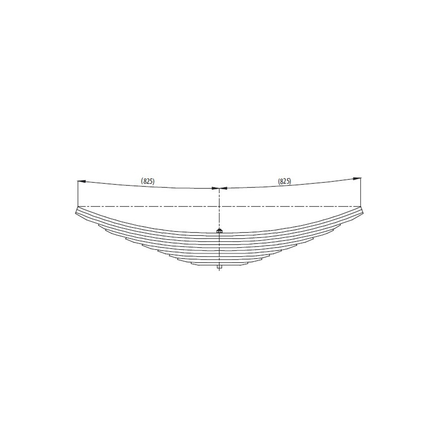 Rear complete Leaf Spring