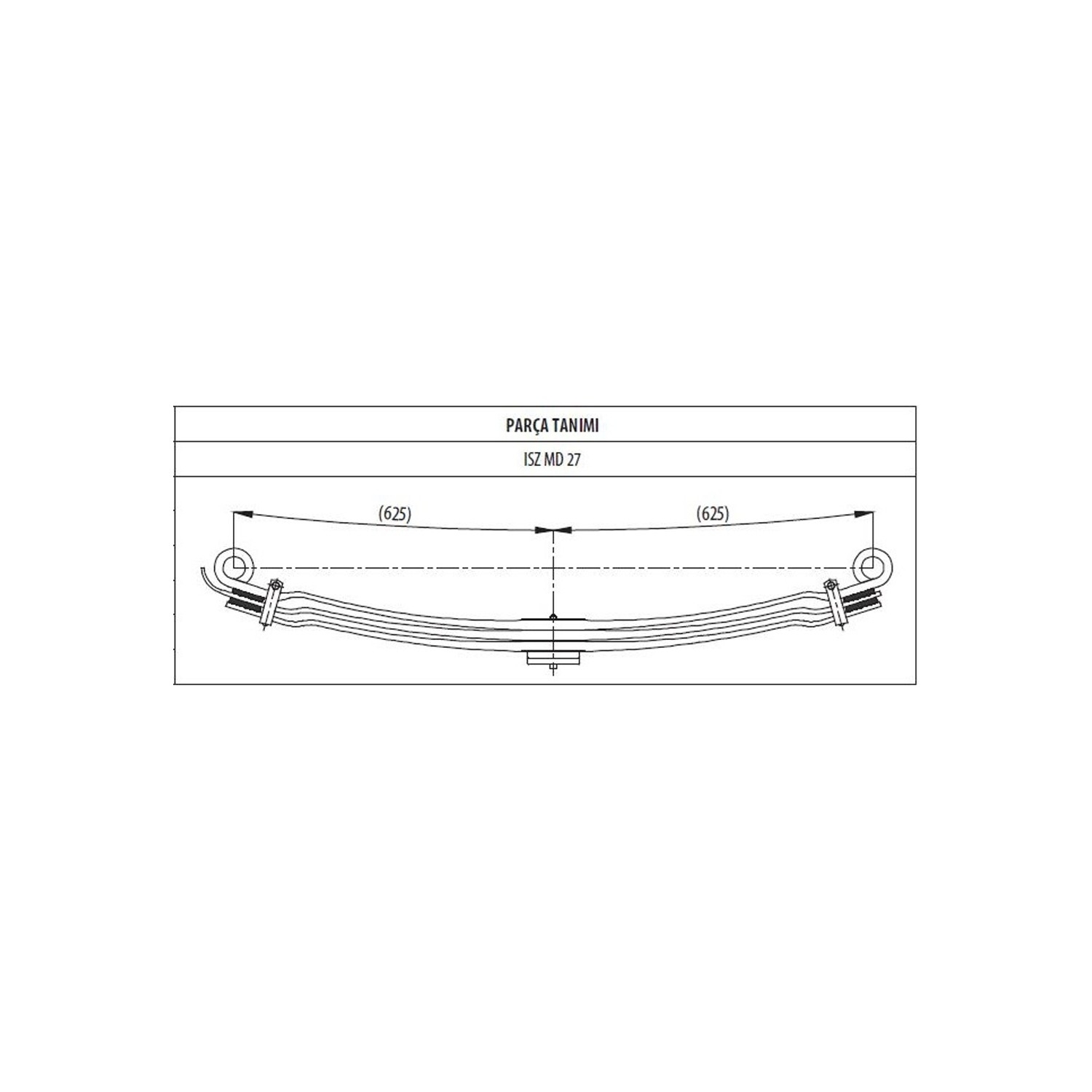 Rear complete Leaf Spring