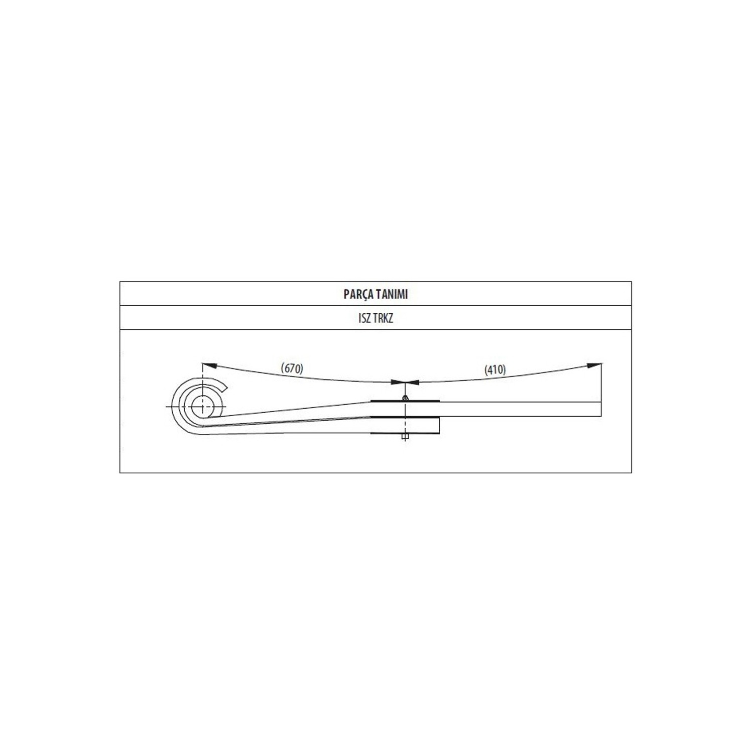 Rear complete Leaf Spring