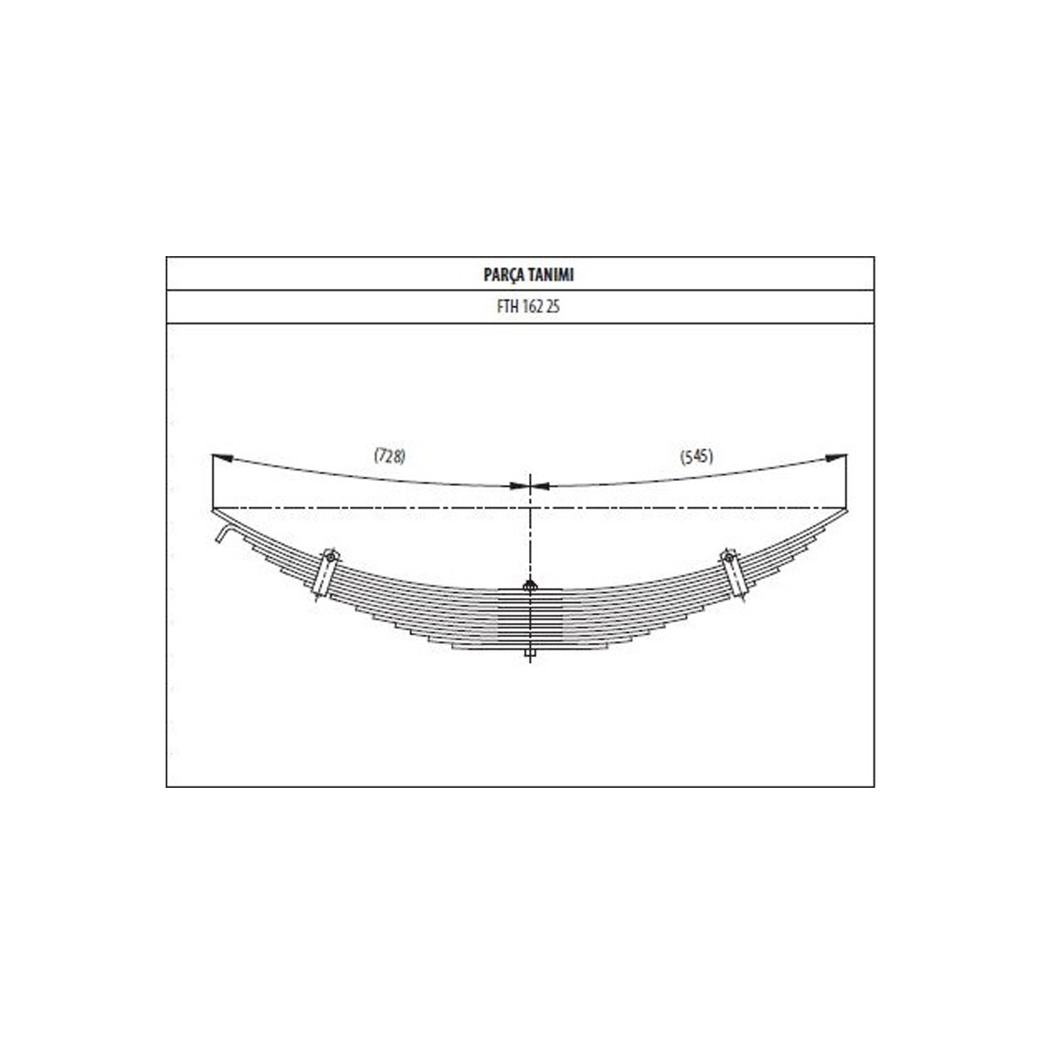 Axle complete Leaf Spring