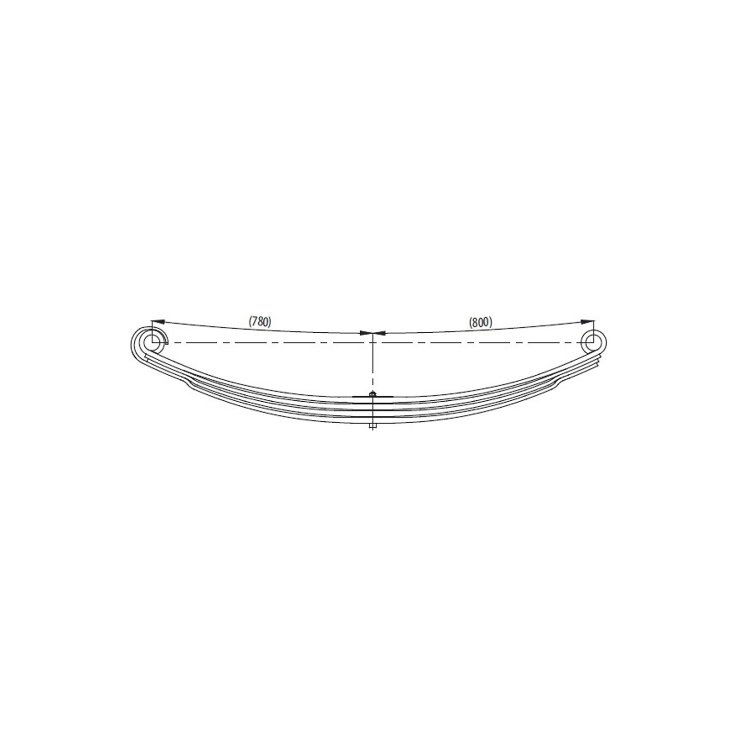 2nd axle complete  Leaf Spring