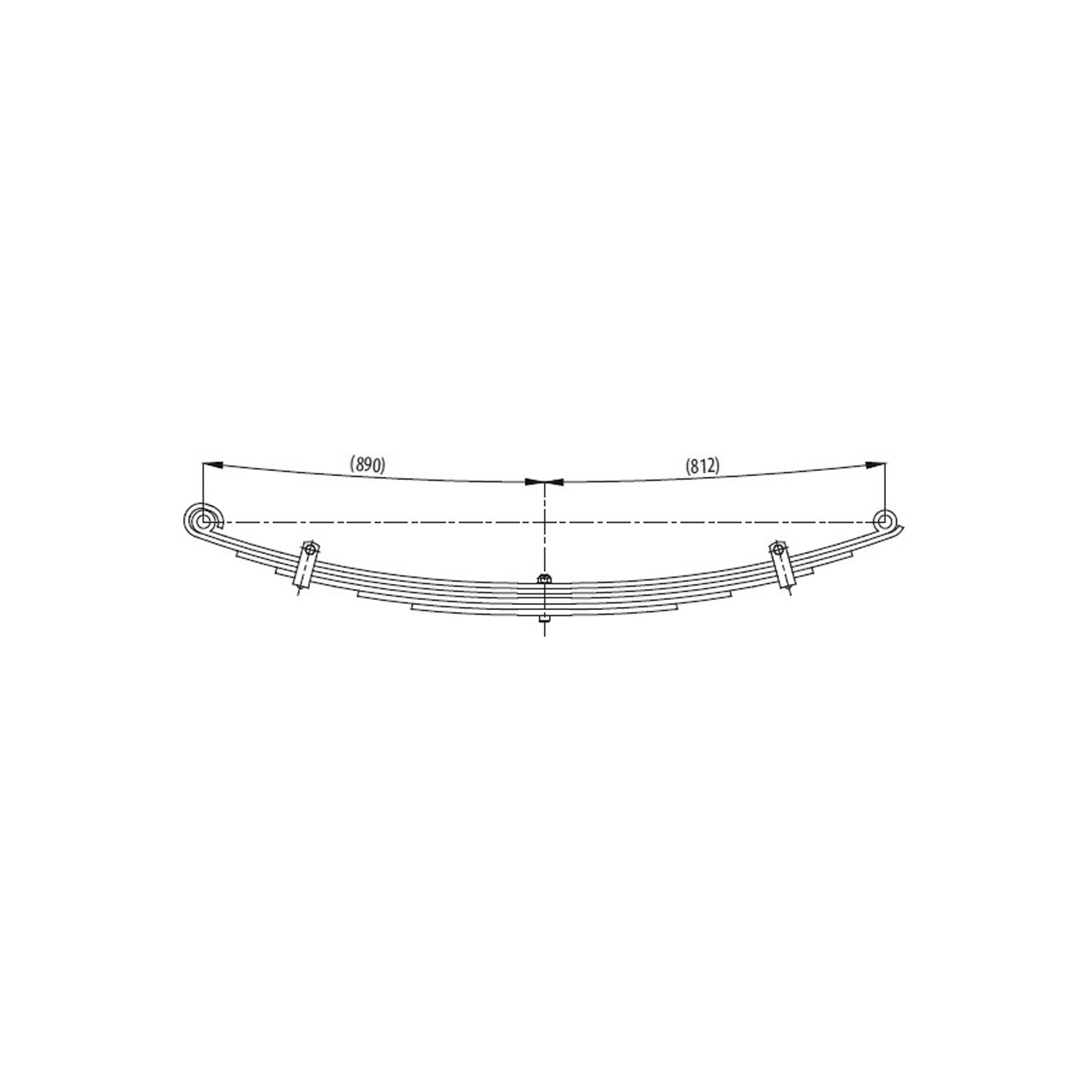 Front complete Leaf Spring