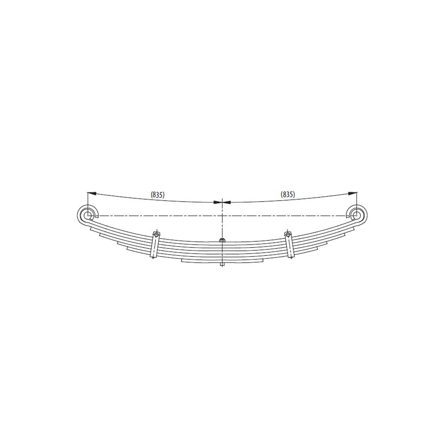 Front complete Leaf Spring