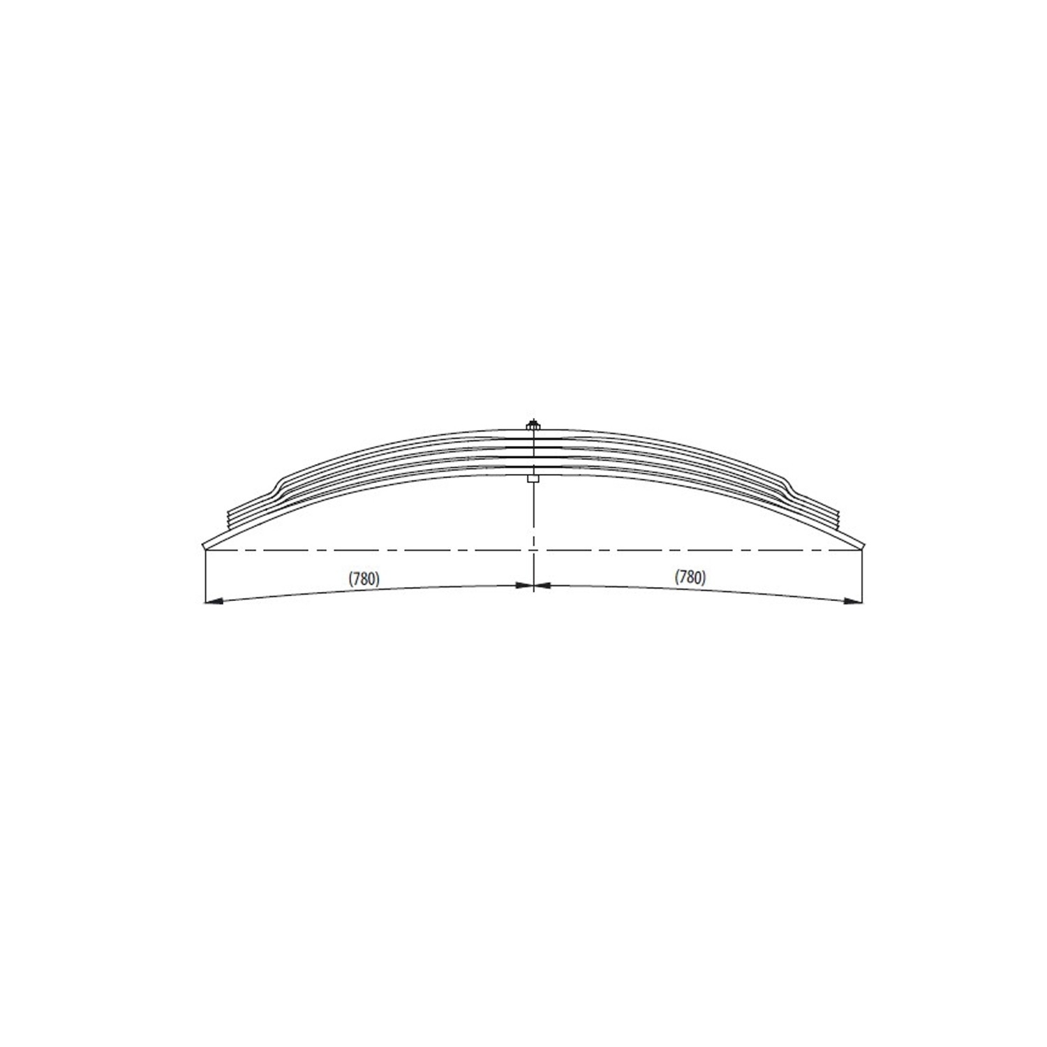 Rear complete Leaf Spring
