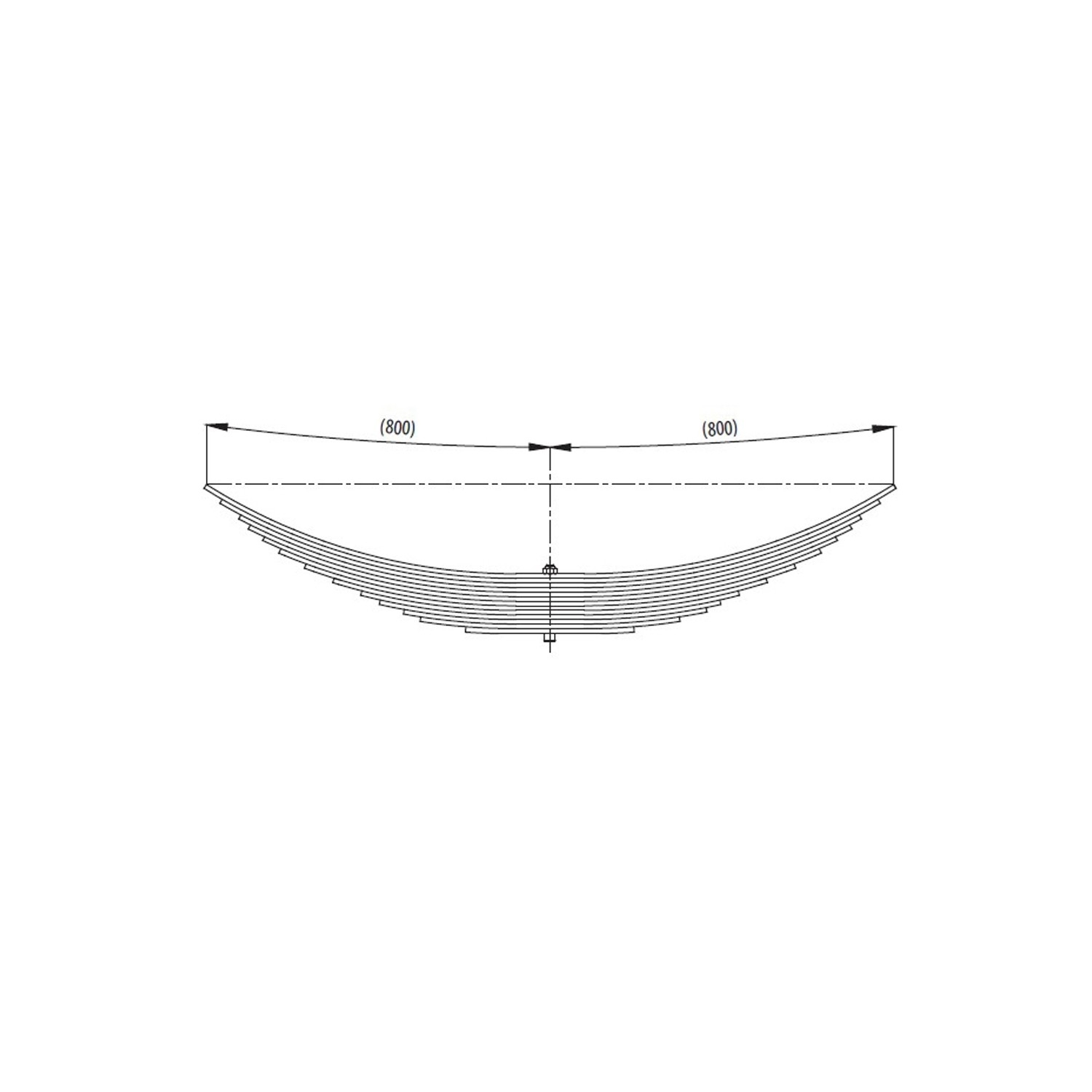 Rear complete Leaf Spring