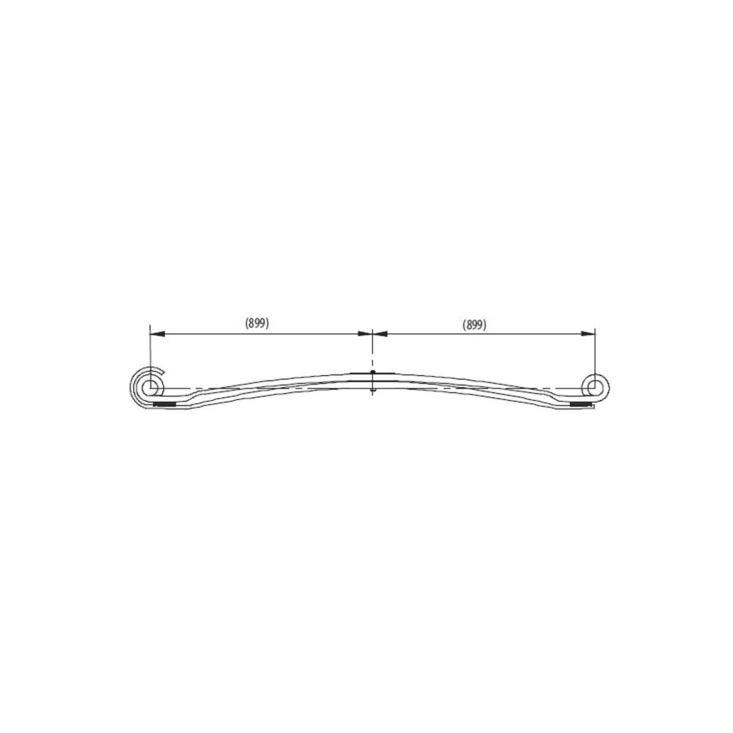 Front complete Leaf Spring