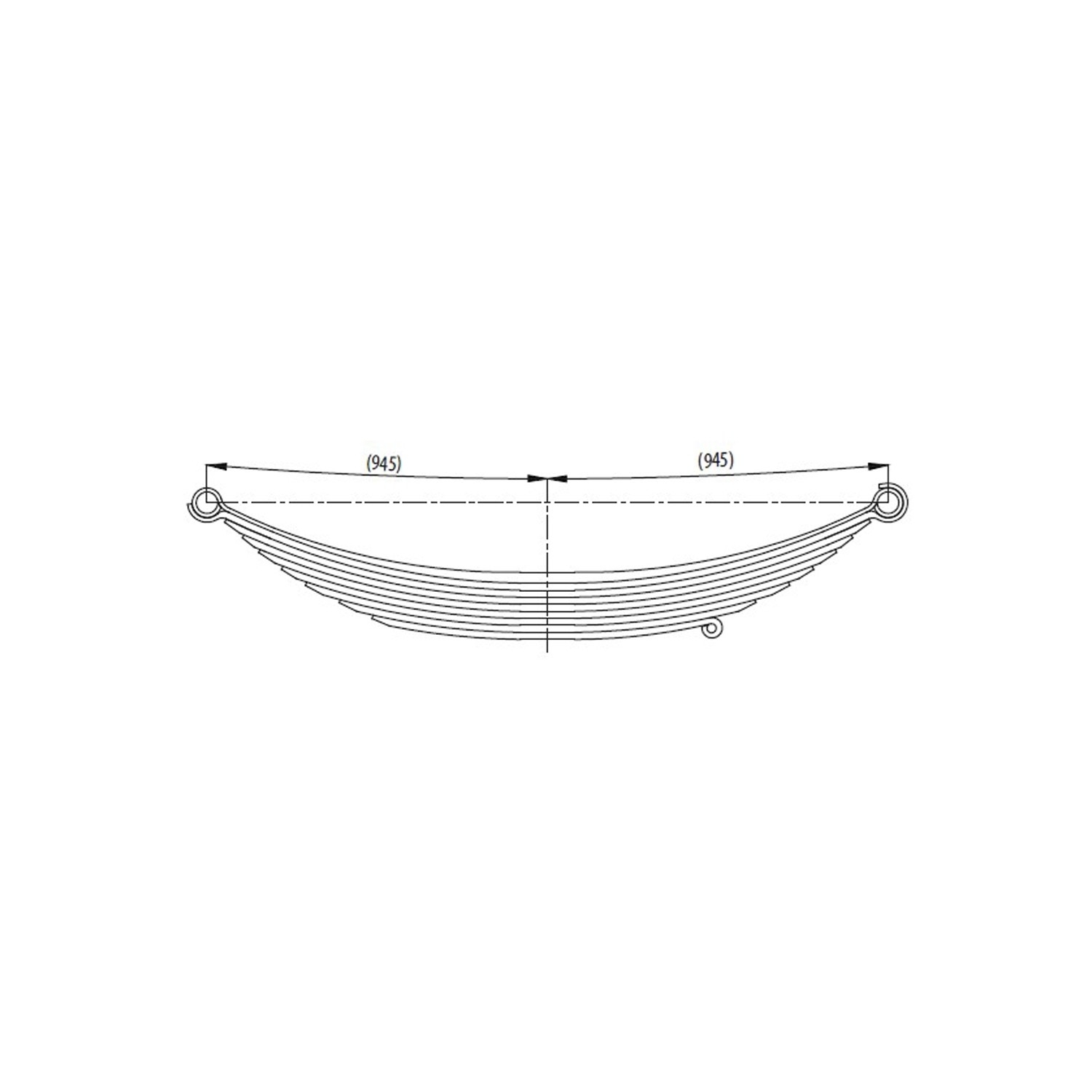 Front complete Leaf Spring