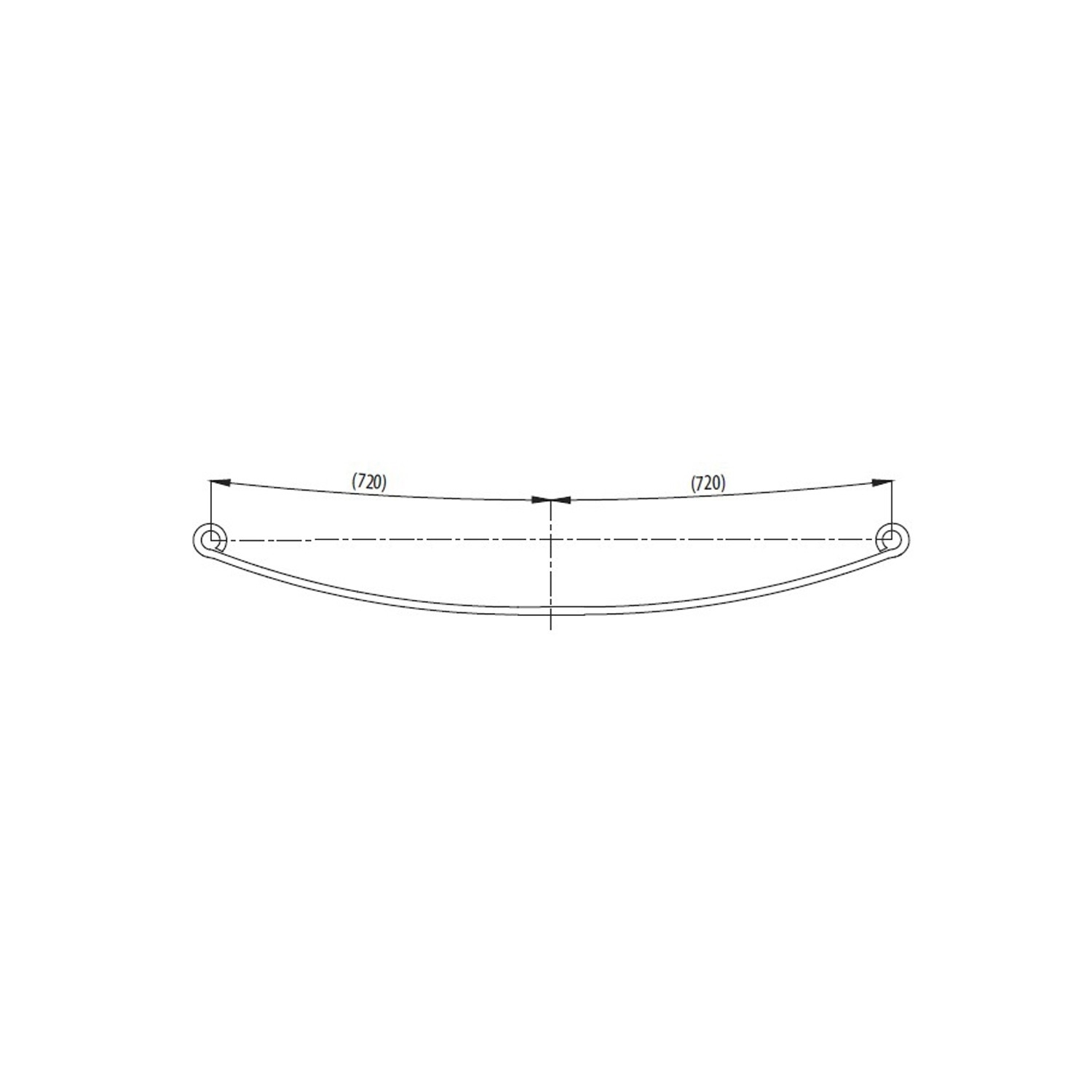 Rear 1st layer Leaf Spring