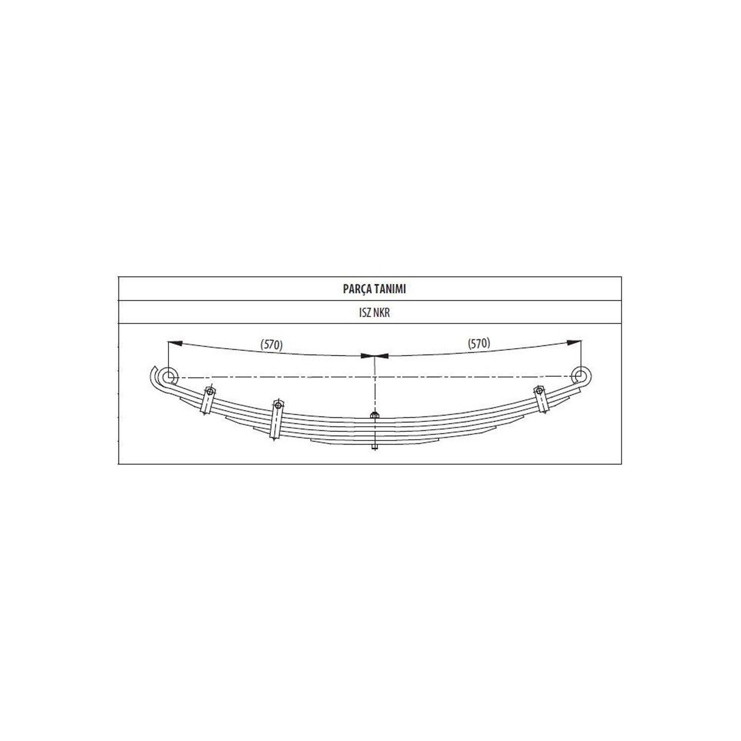 Front complete Leaf Spring