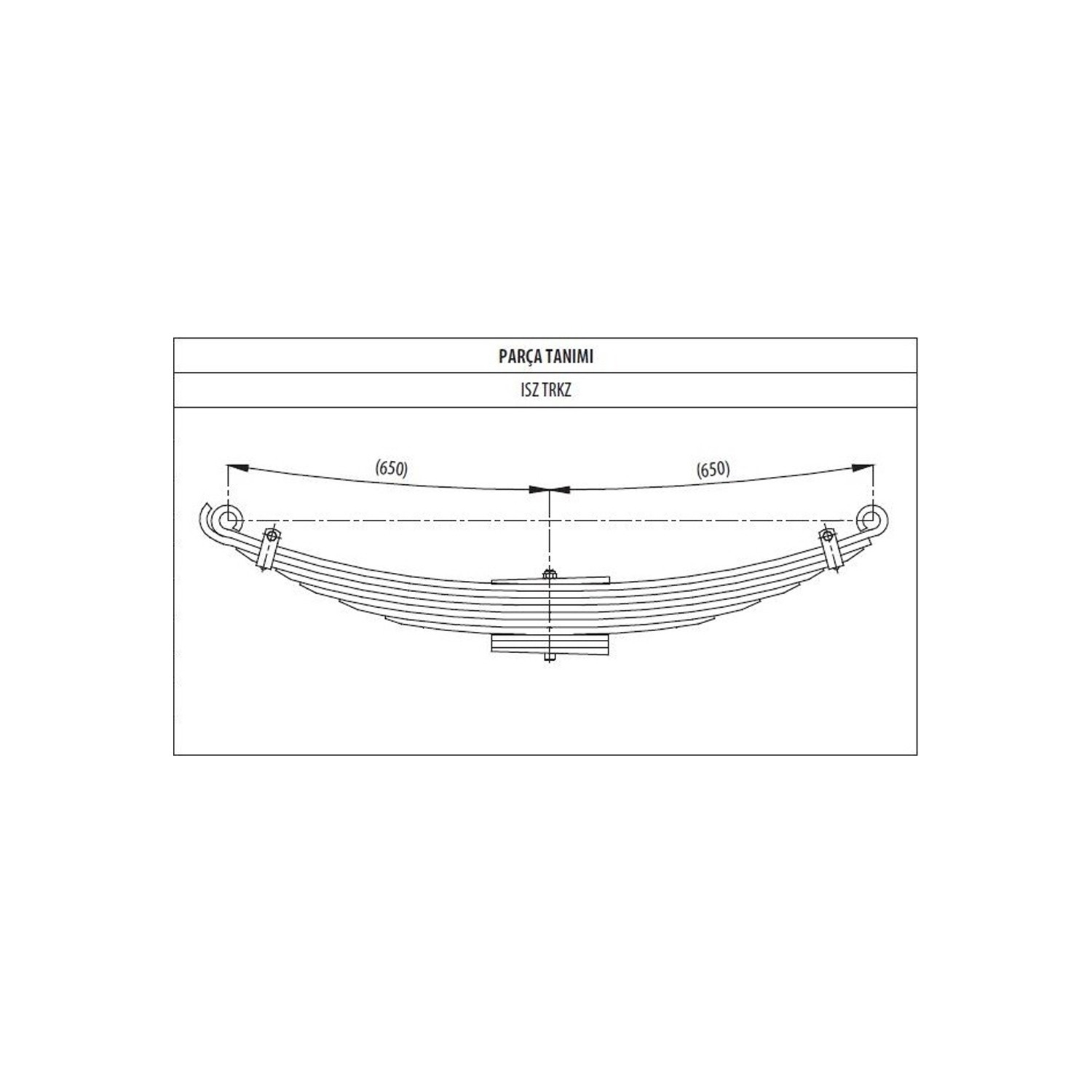 Front complete Leaf Spring