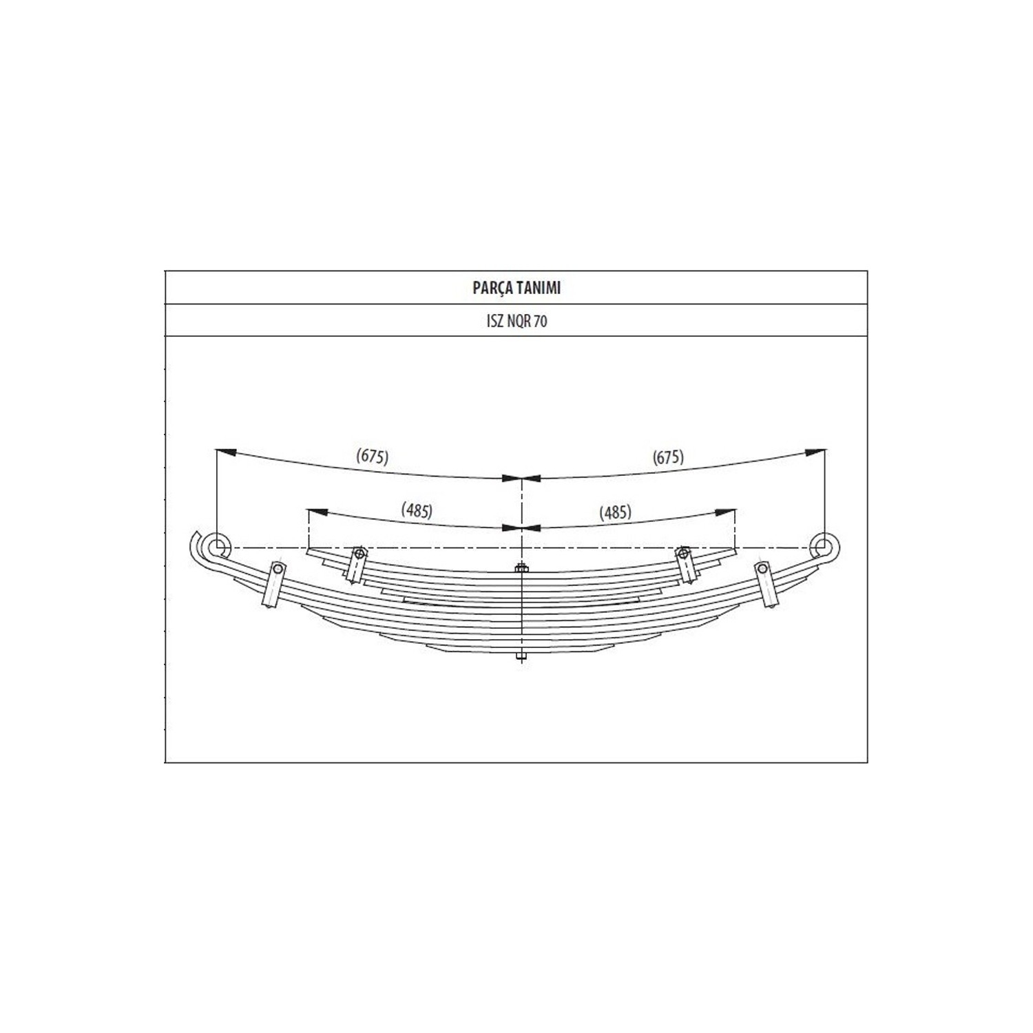 Rear complete Leaf Spring