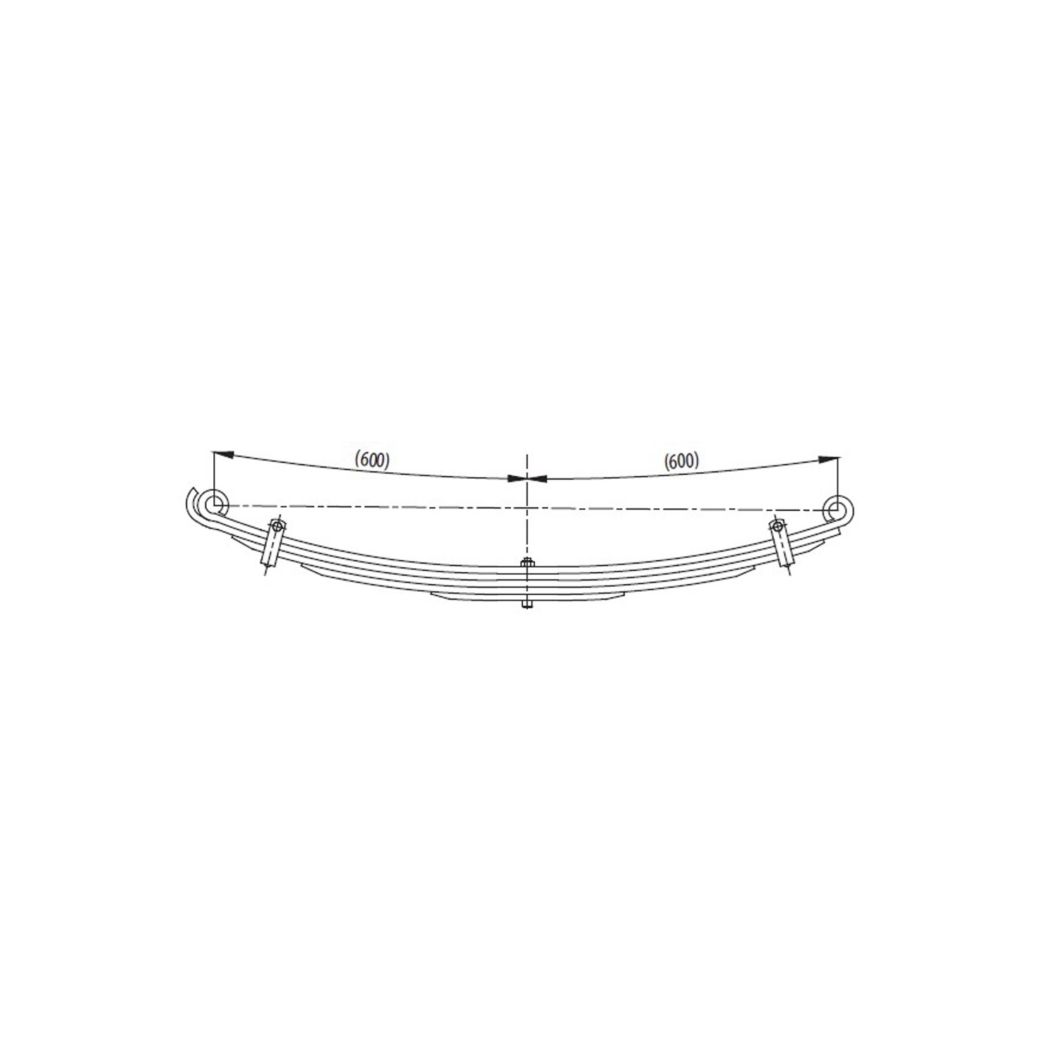 Front complete Leaf Spring