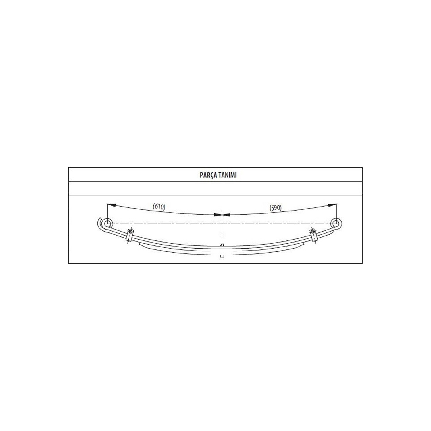 Rear complete Leaf Spring