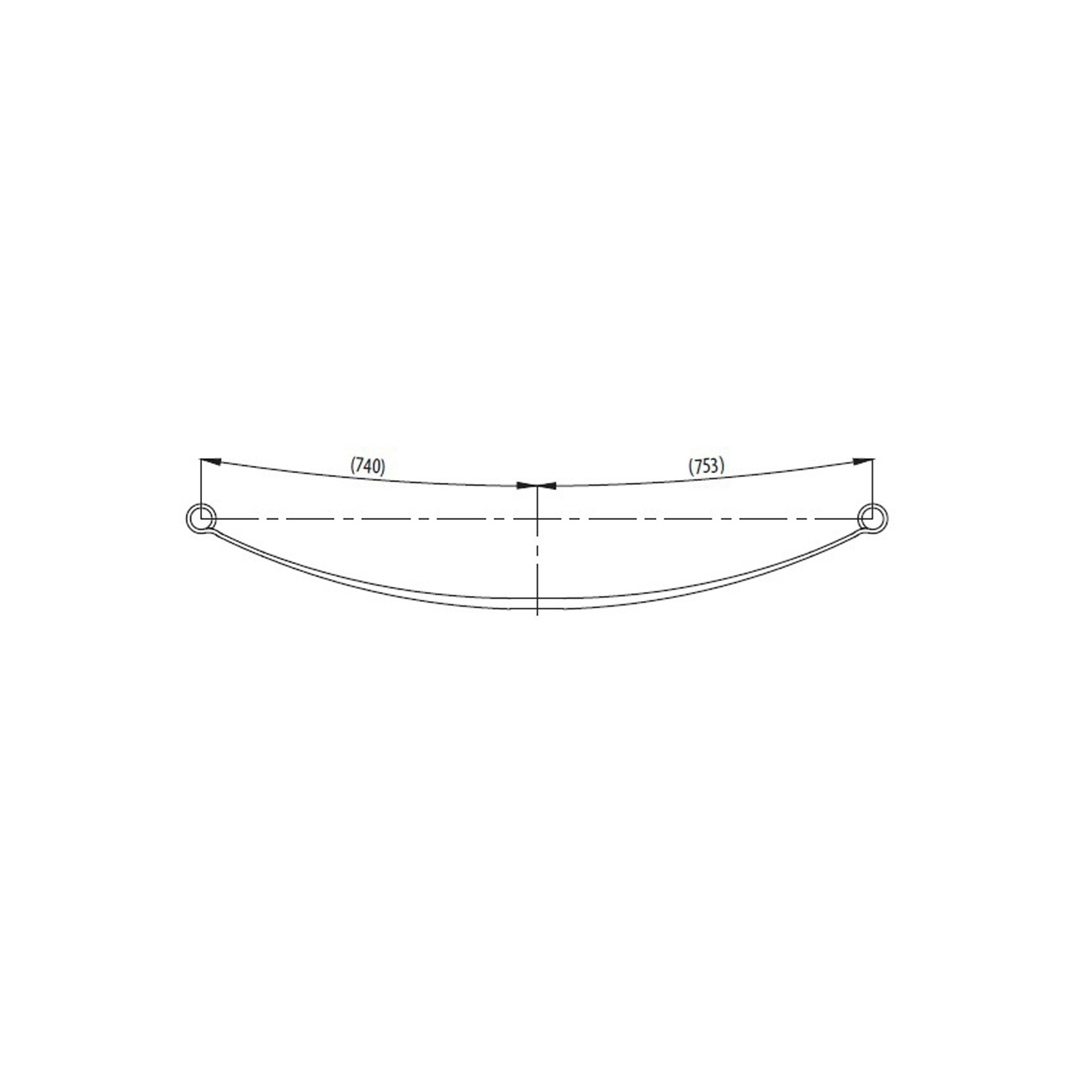 Rear complete Leaf Spring
