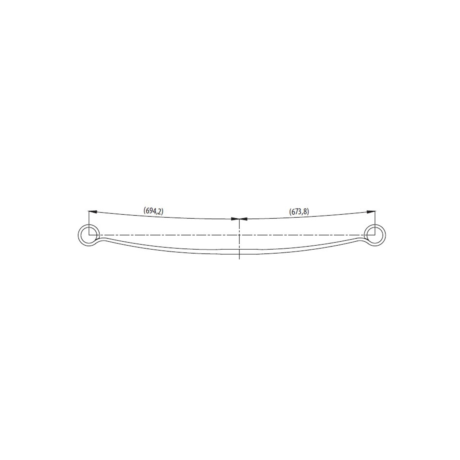 Rear complete Leaf Spring