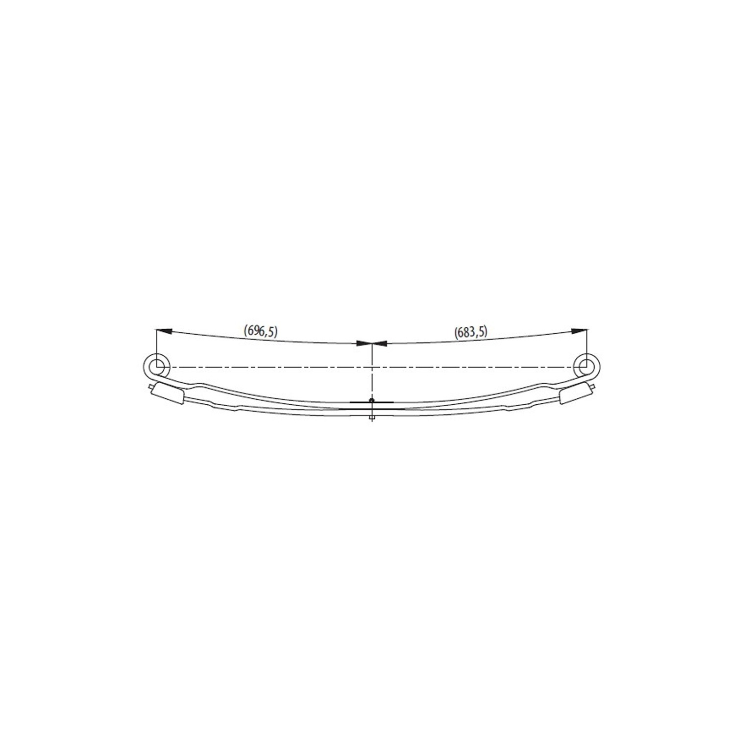 Rear complete Leaf Spring
