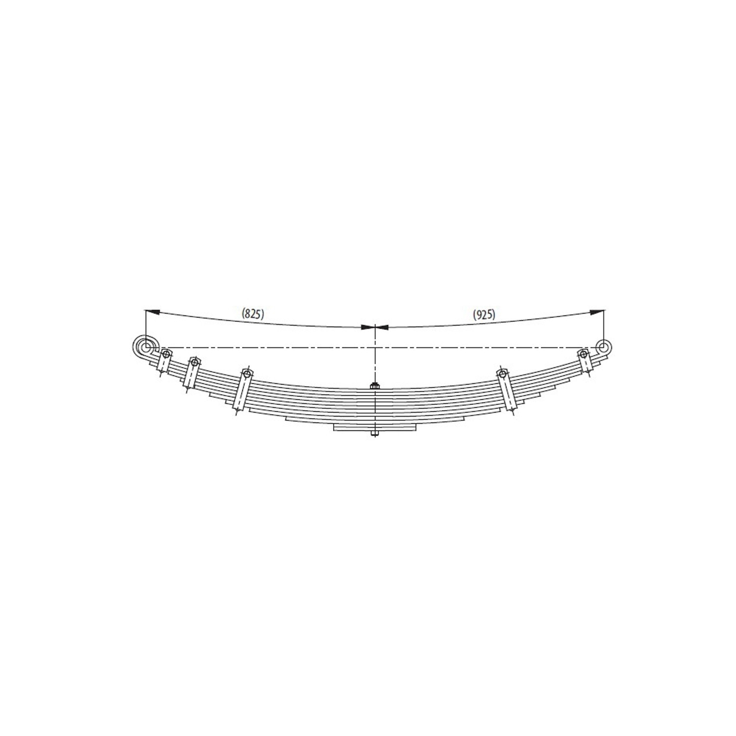 Front complete Leaf Spring