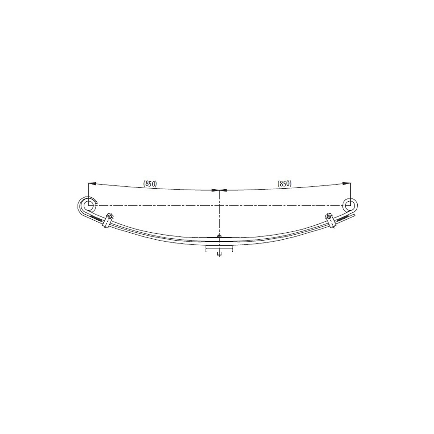 Front complete Leaf Spring