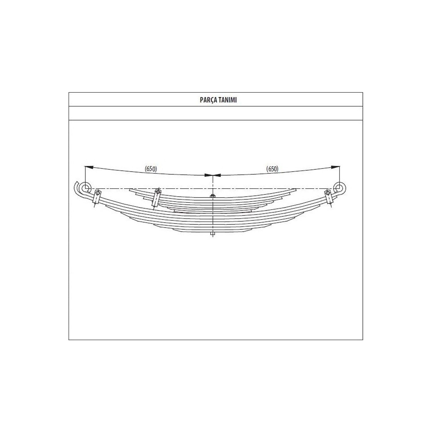 Rear complete Leaf Spring