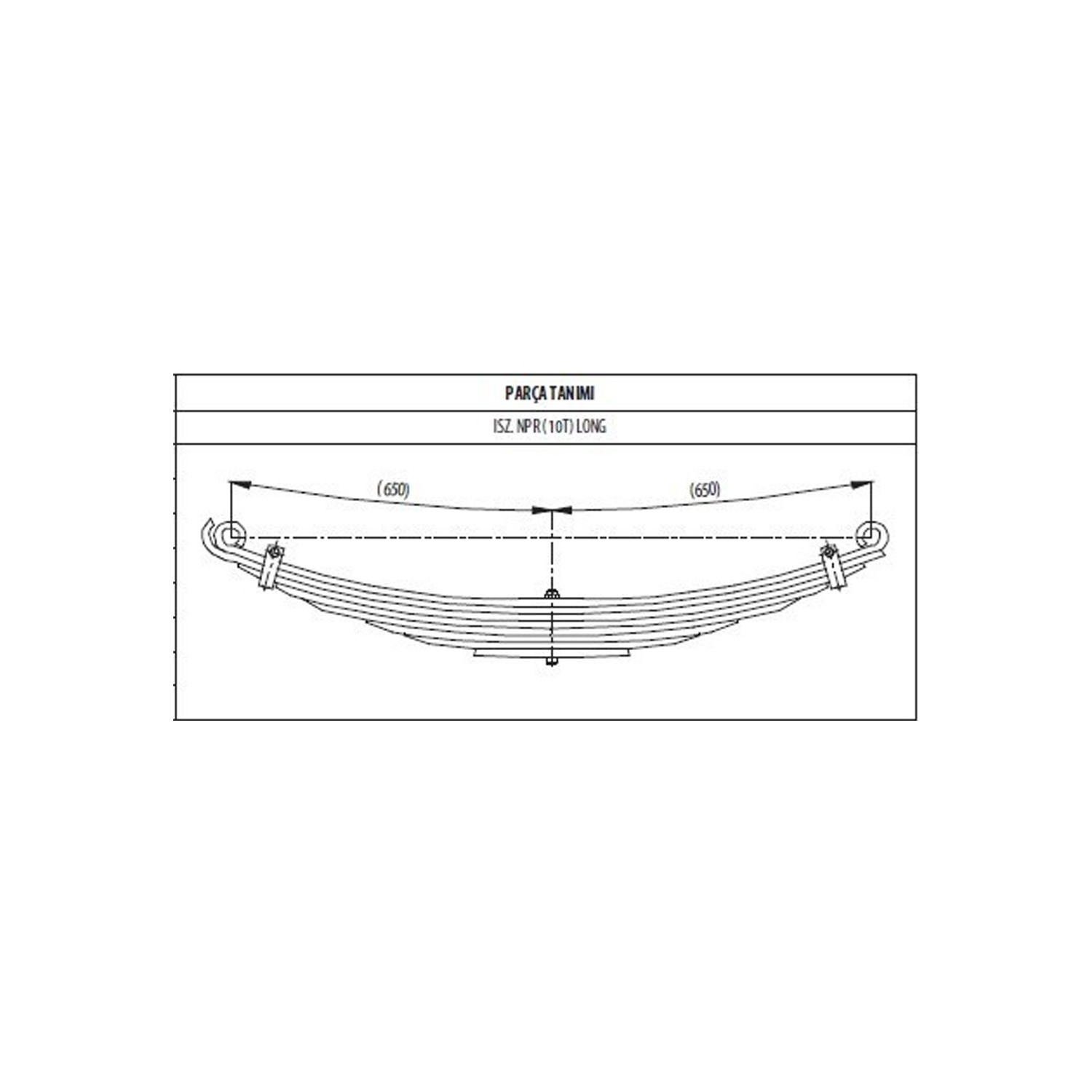 Front complete Leaf Spring