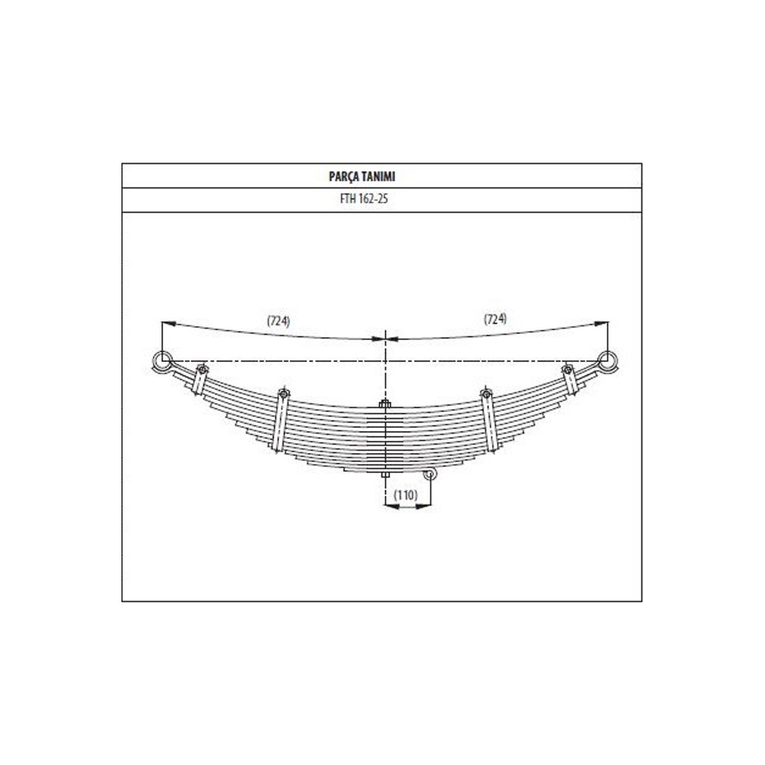 Front complete Leaf Spring