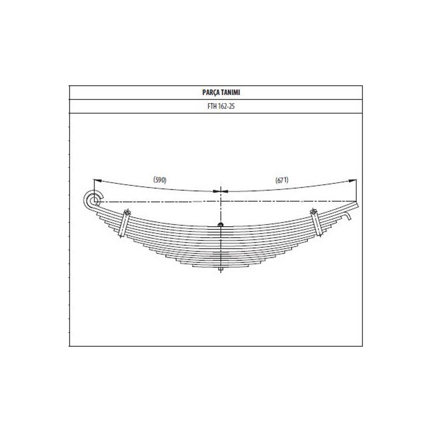 Rear complete Leaf Spring