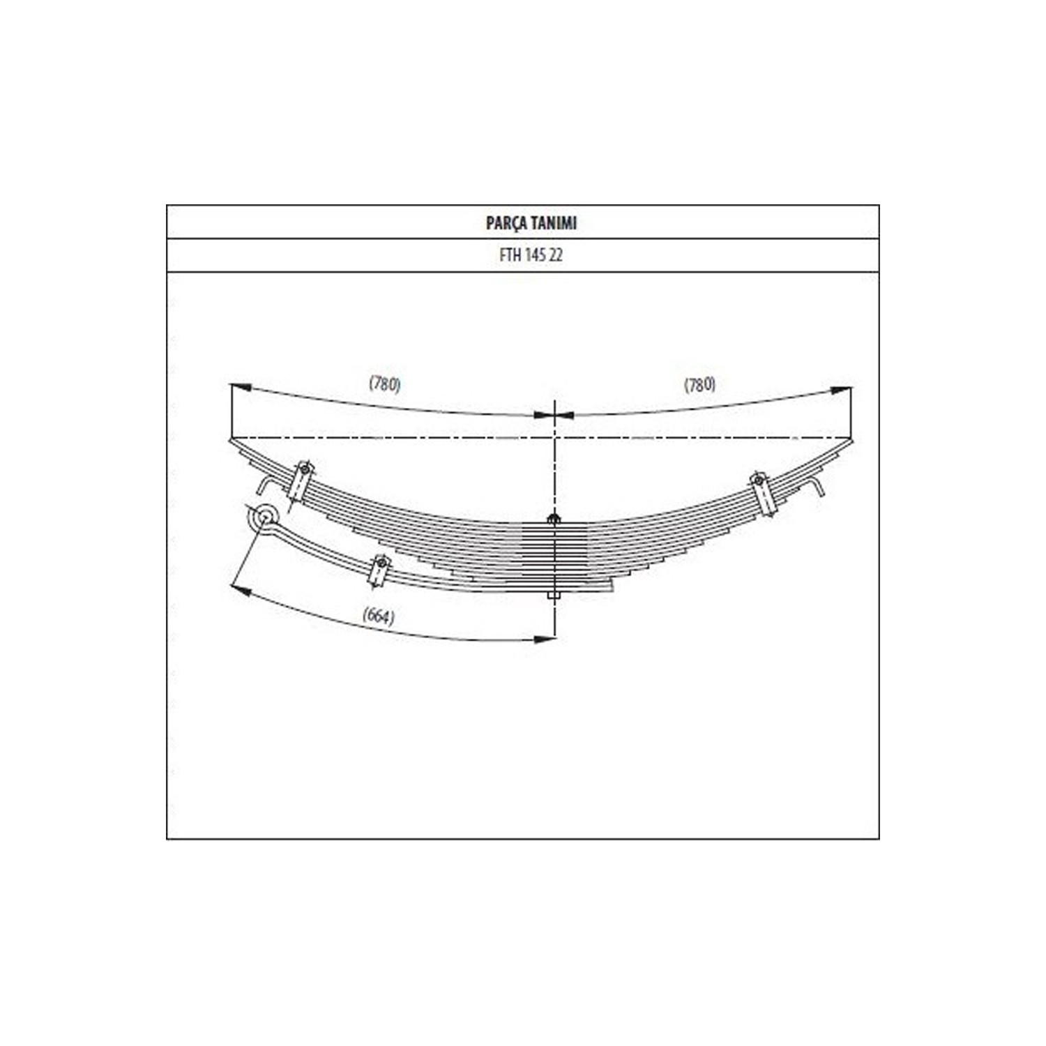Rear complete Leaf Spring