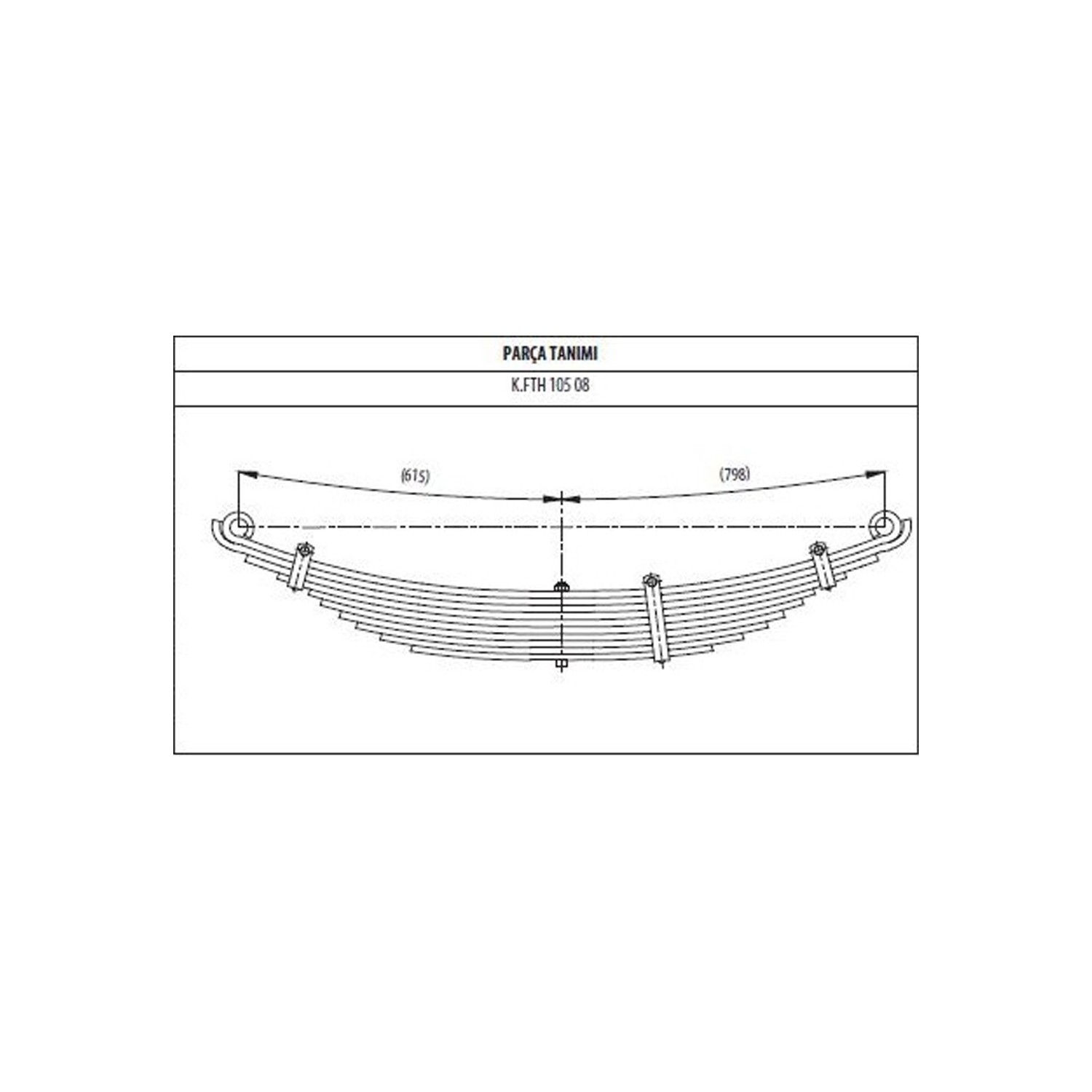 Front complete Leaf Spring