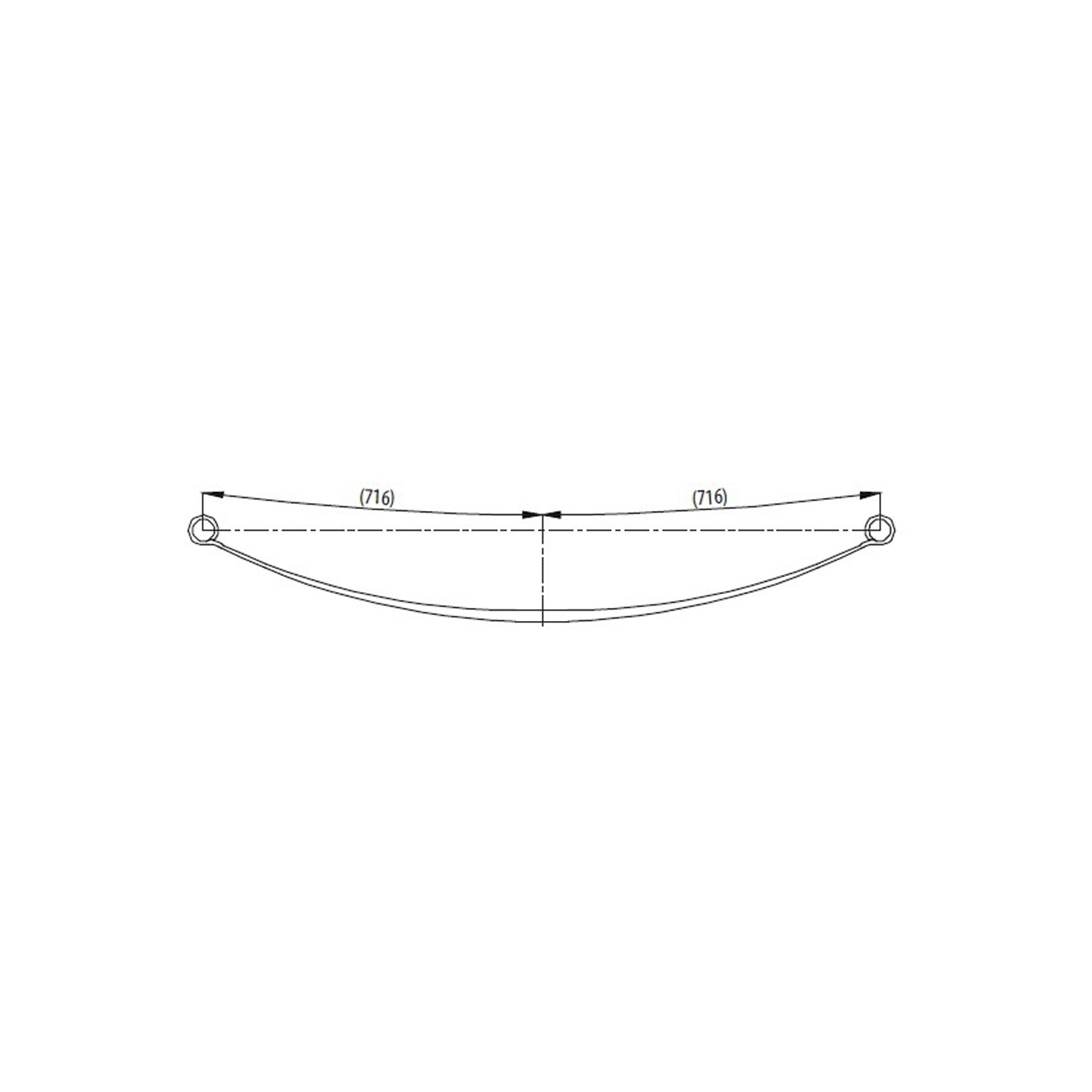 Rear complete Leaf Spring