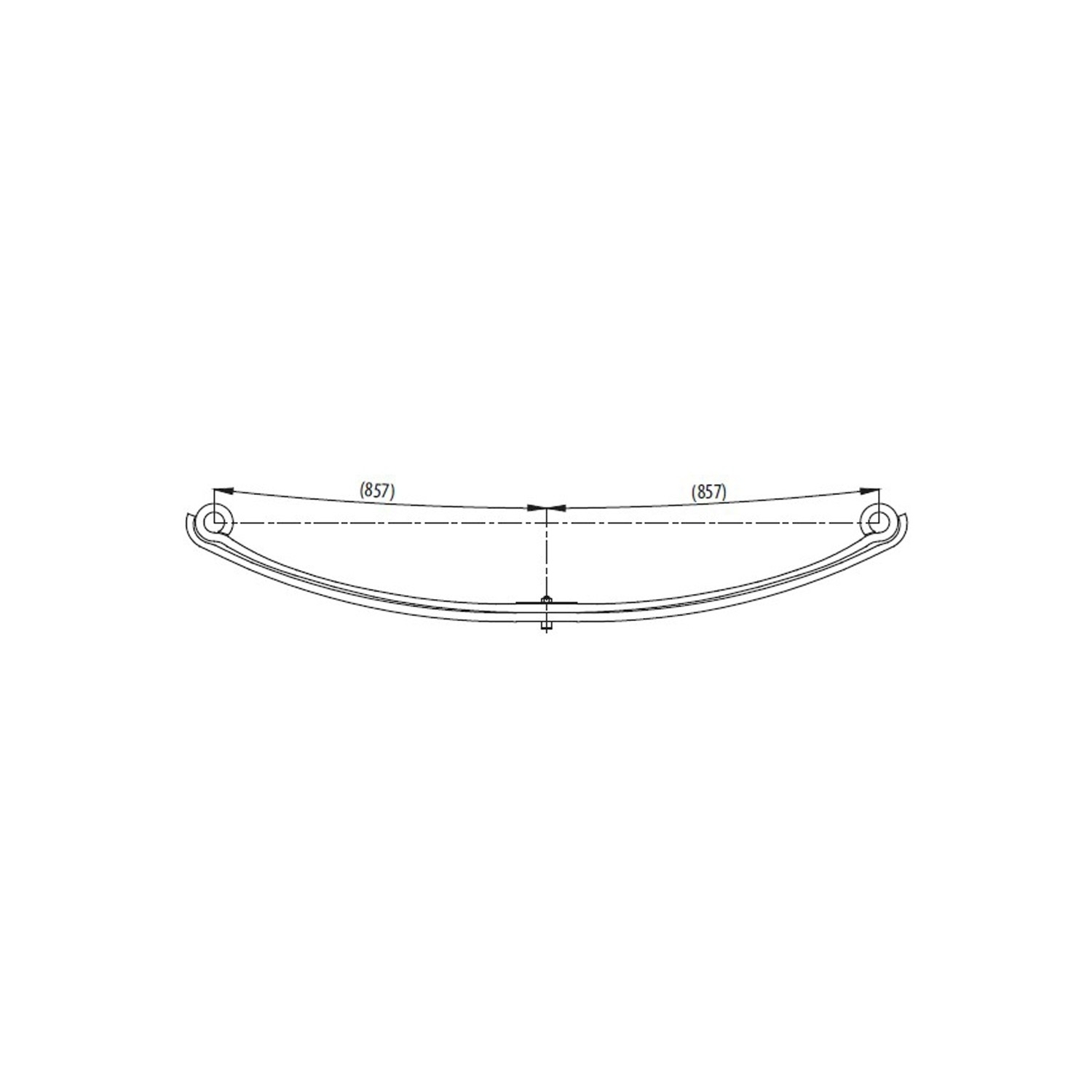 Front complete Leaf Spring