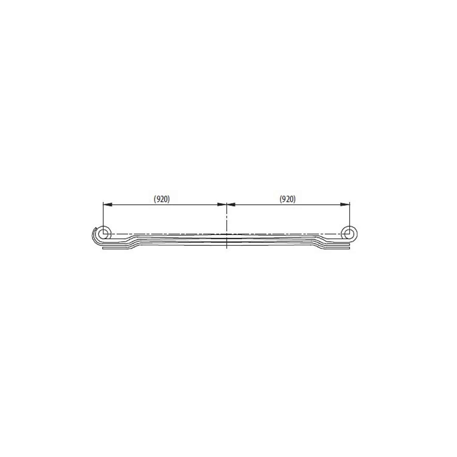 Front complete Leaf Spring