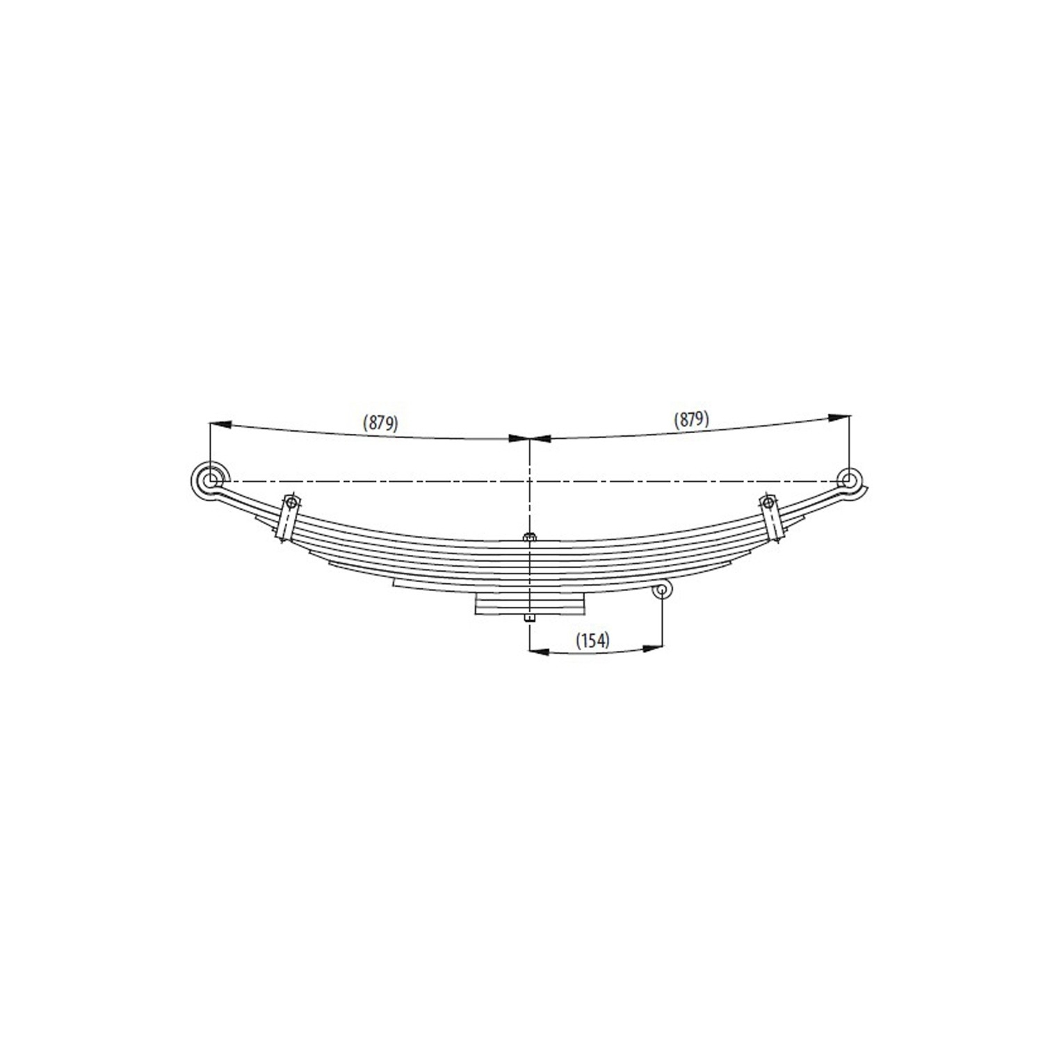 Front complete Leaf Spring