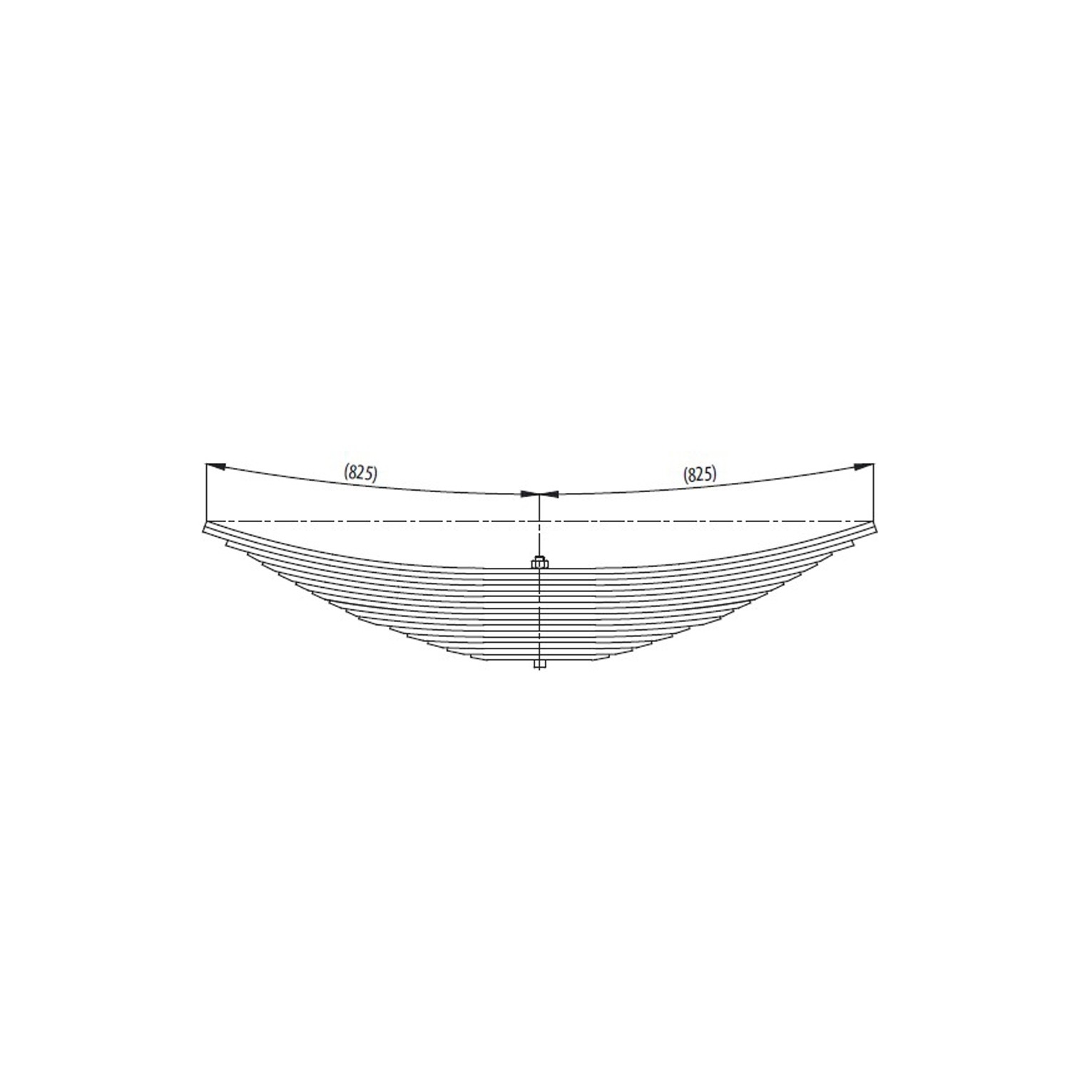 Rear complete Leaf Spring