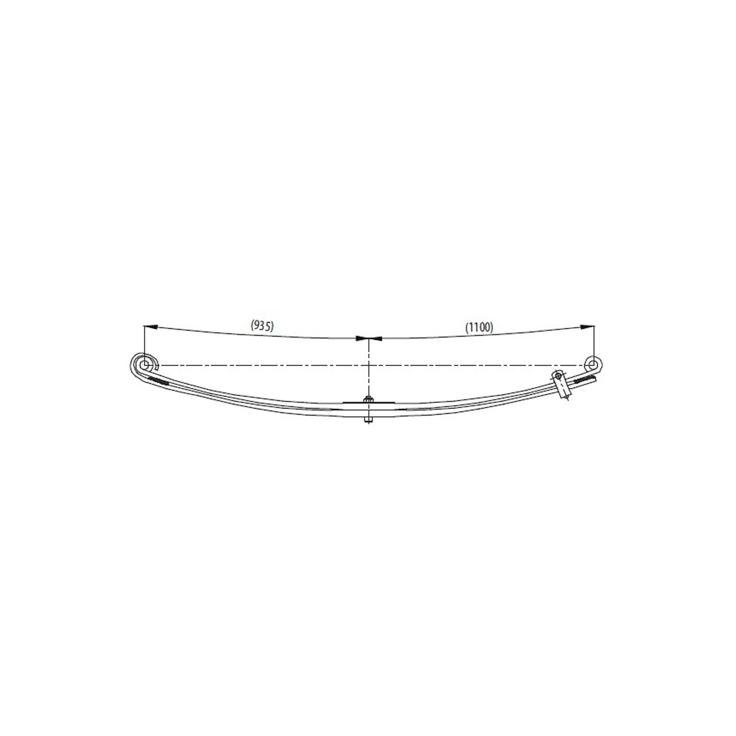 Front complete Leaf Spring