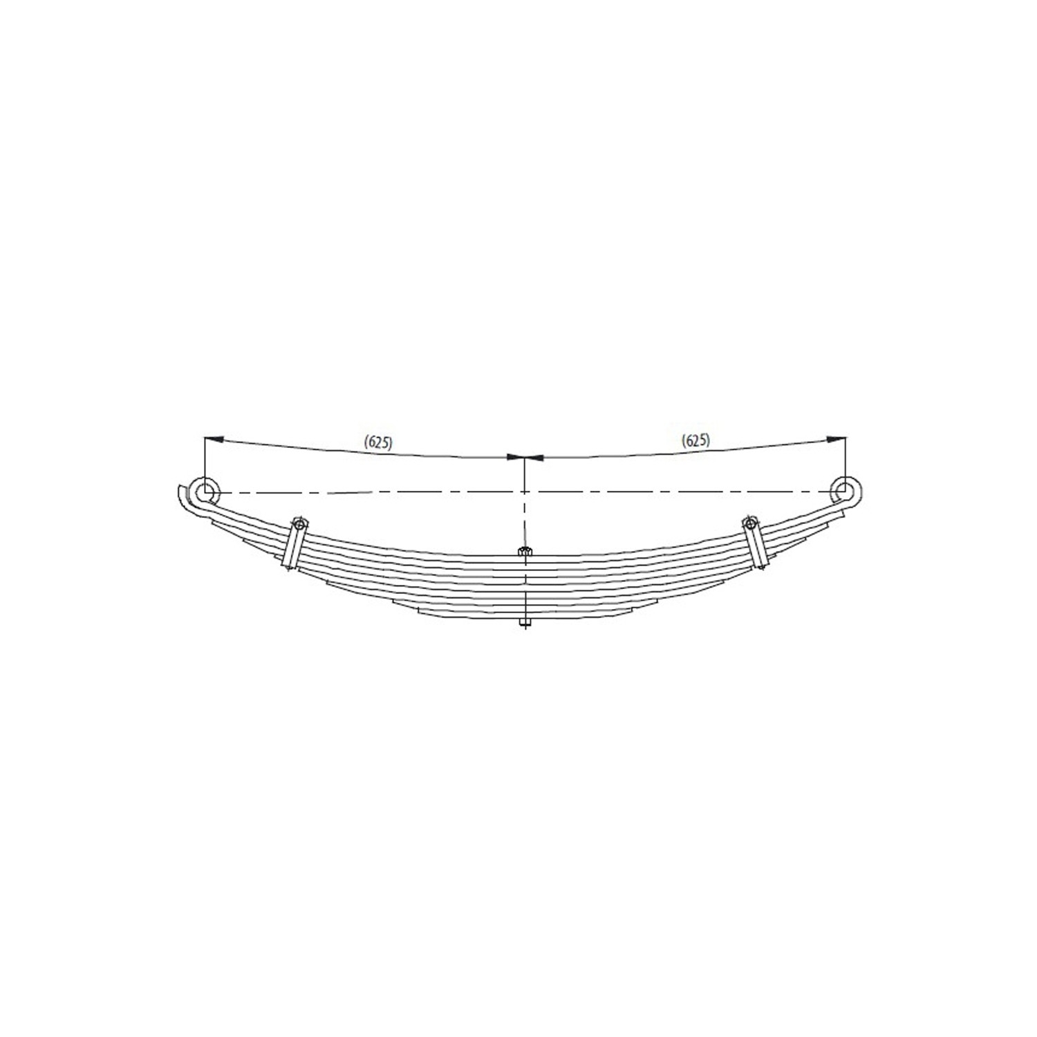 Rear complete Leaf Spring