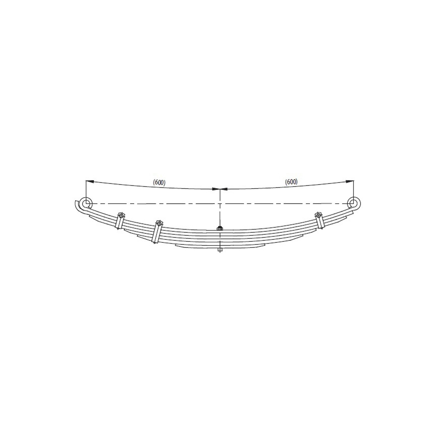 Front complete Leaf Spring