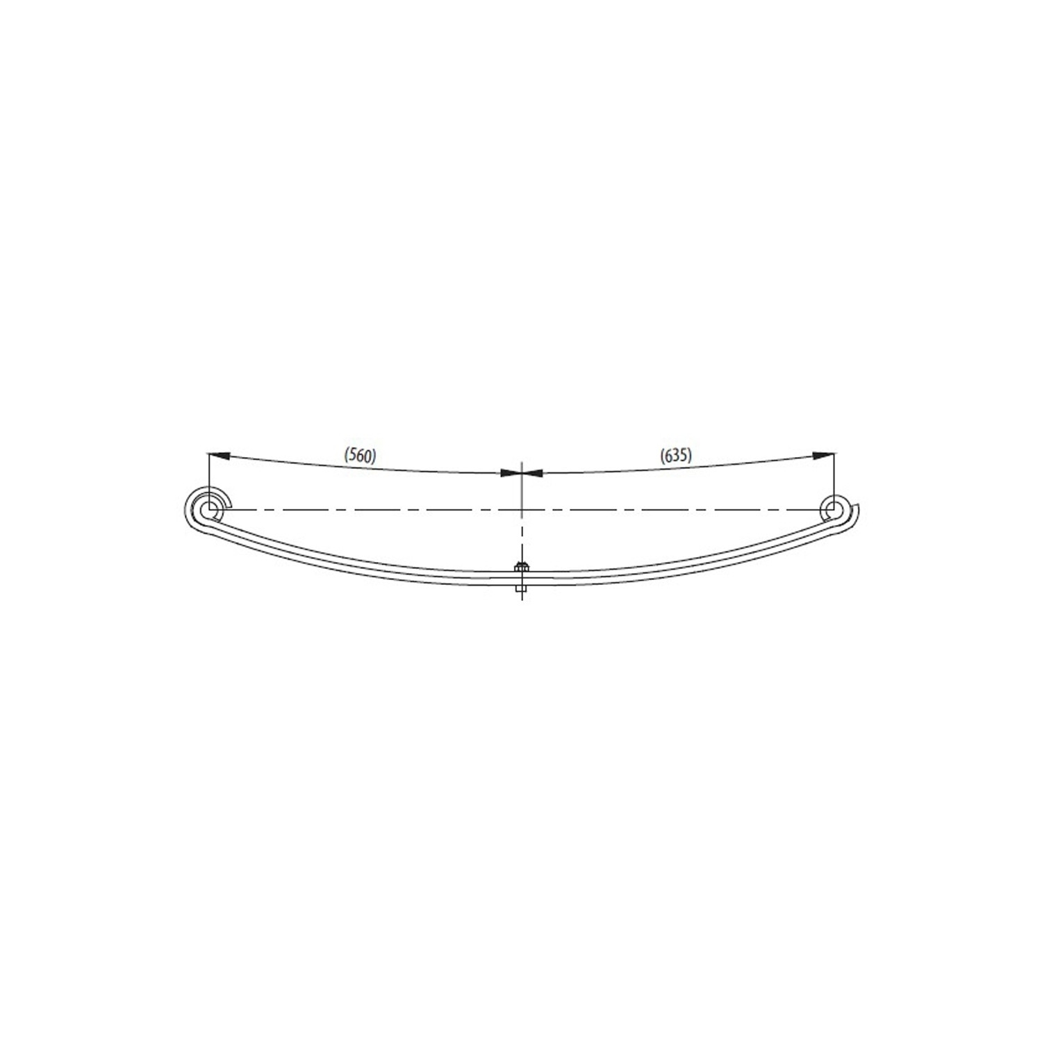 Front complete Leaf Spring