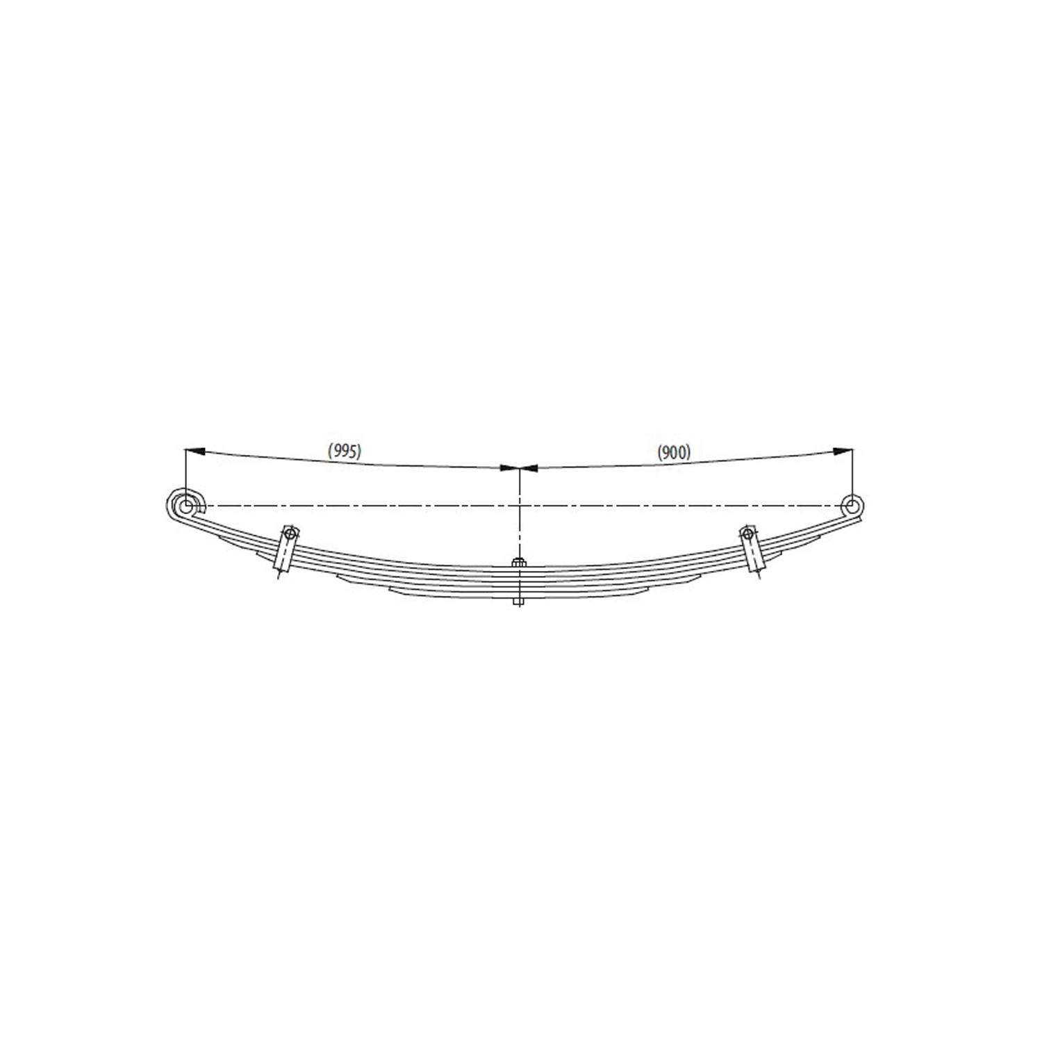 Front complete Leaf Spring