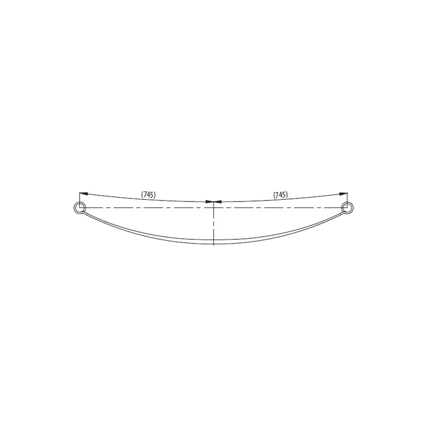 Rear complete Leaf Spring